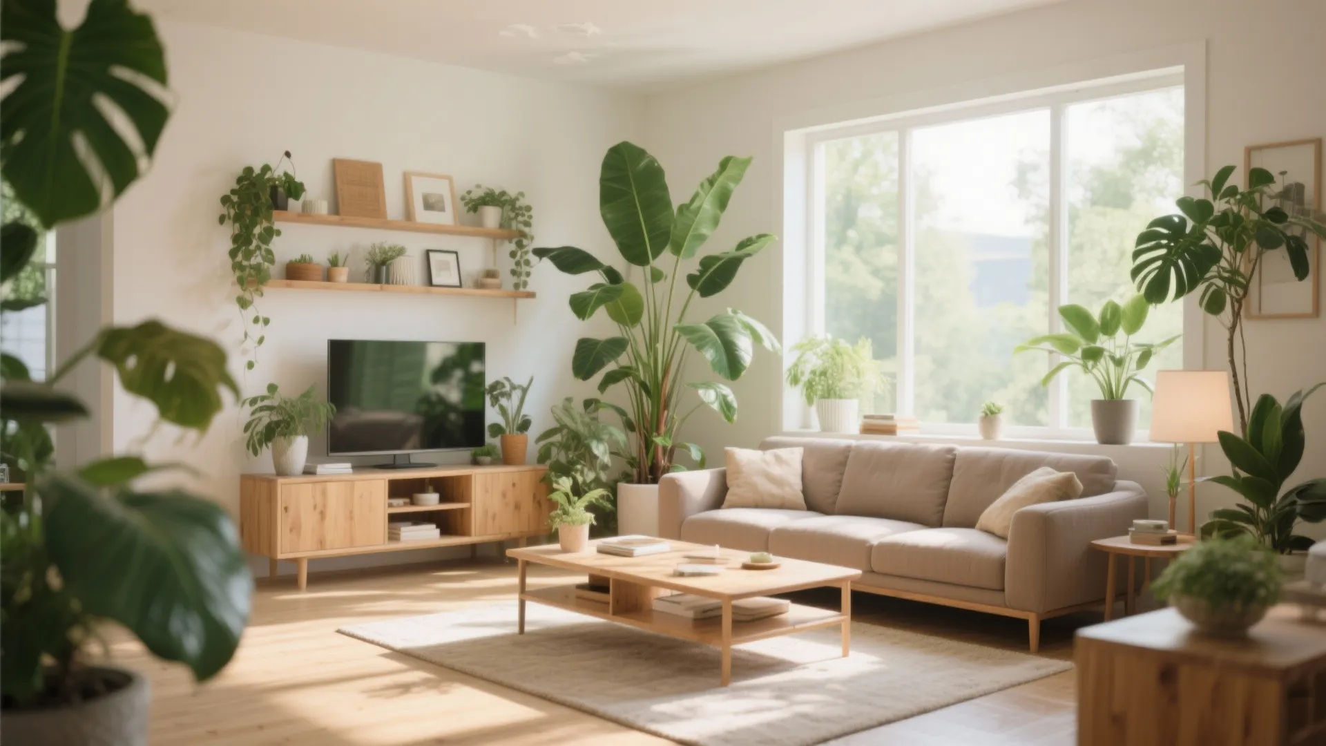 6. Greenery for Organic Warmth