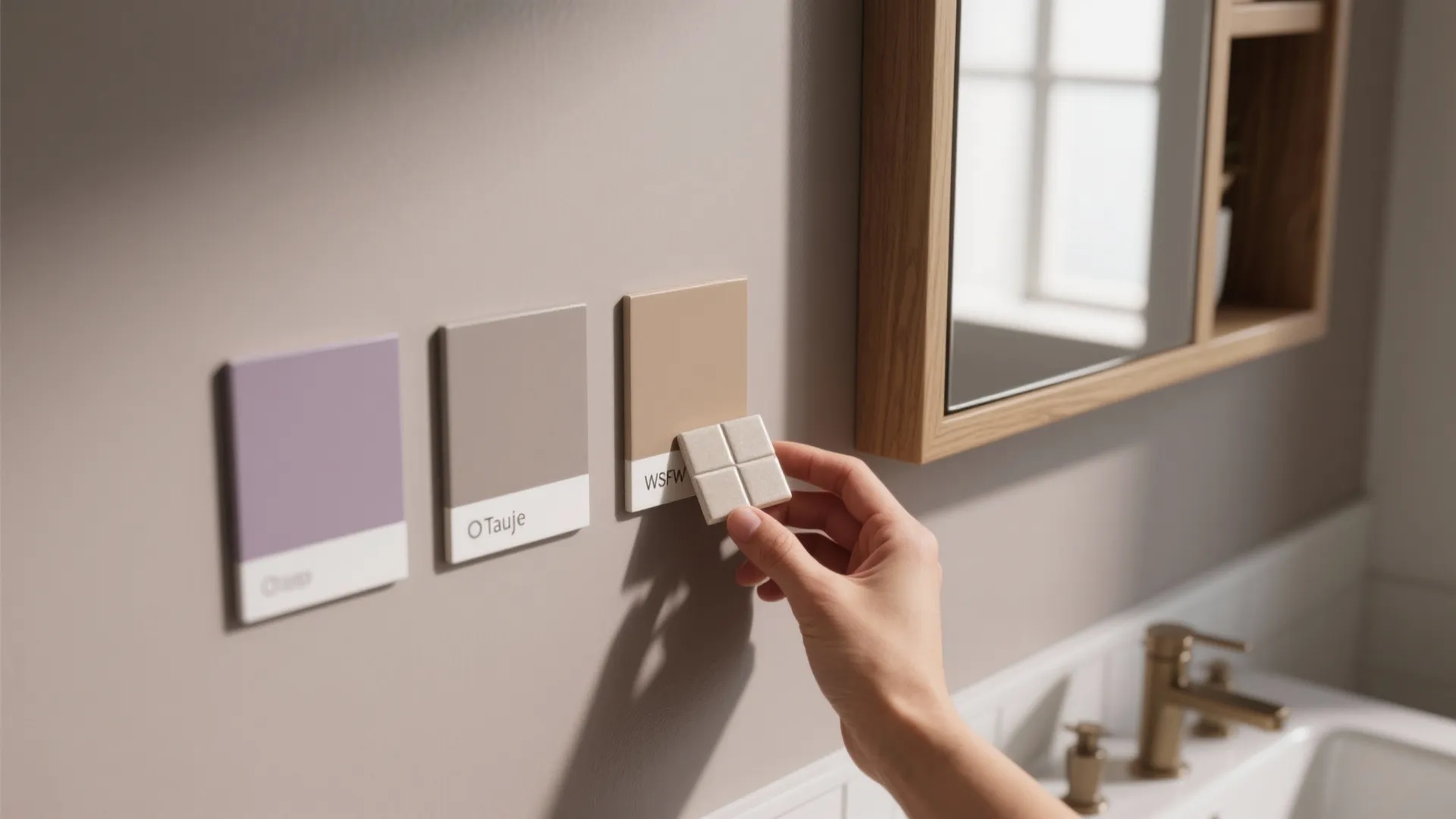 1. Layer taupe tones for depth