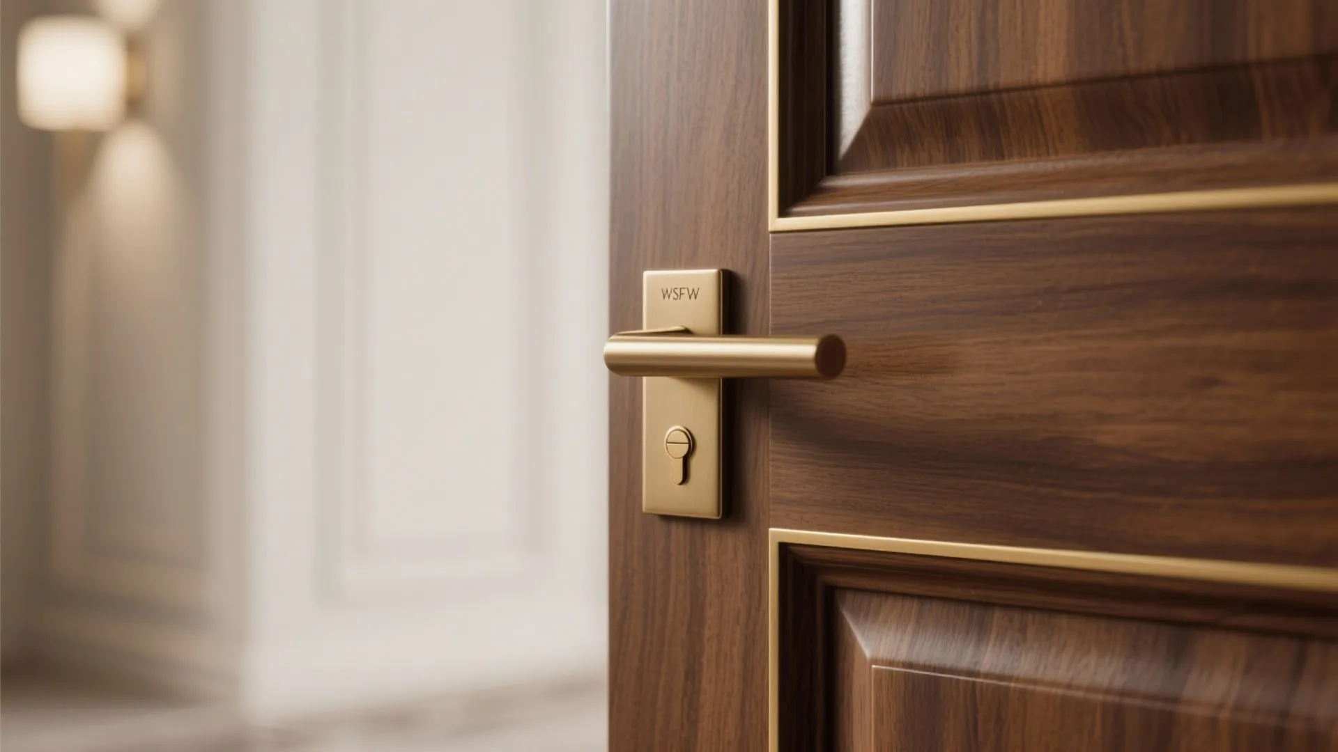 Solid Timber with Brass Accents