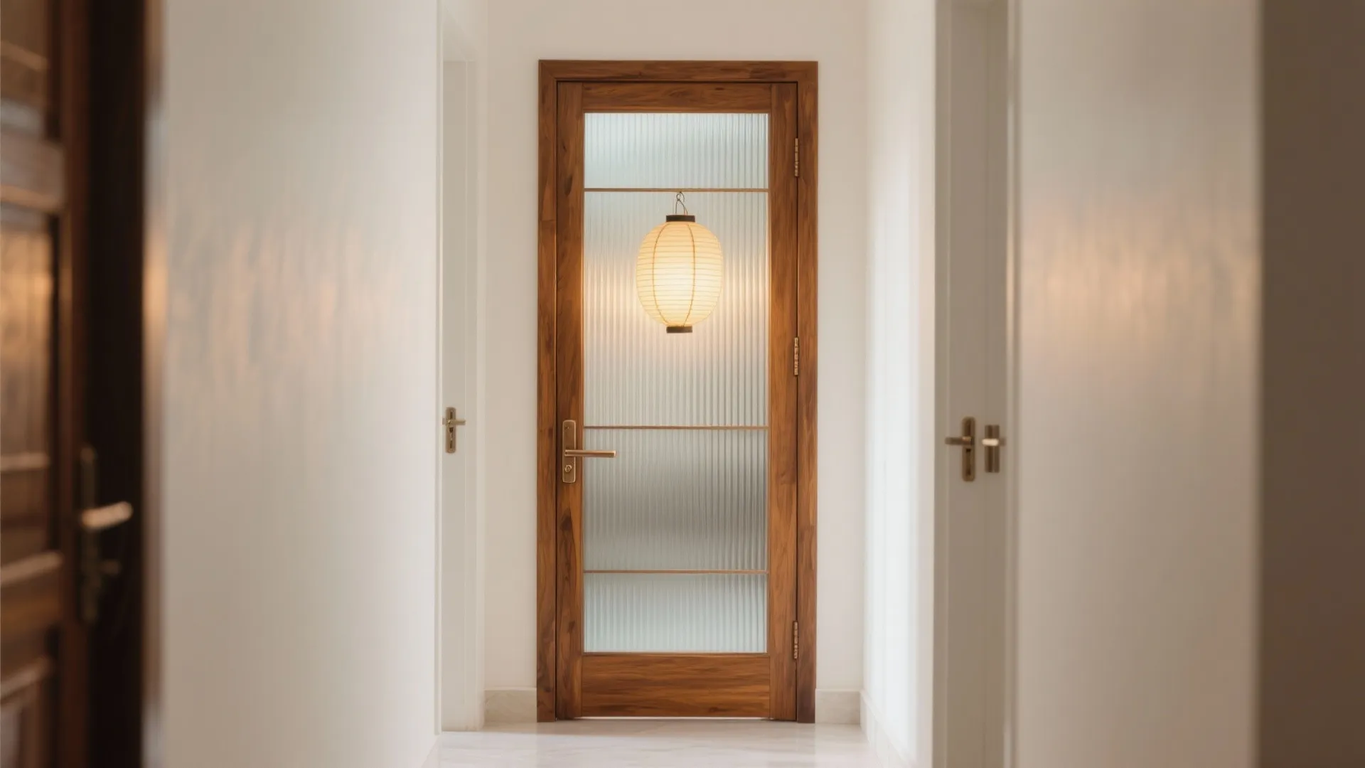 Teak + Ribbed Glass Combo