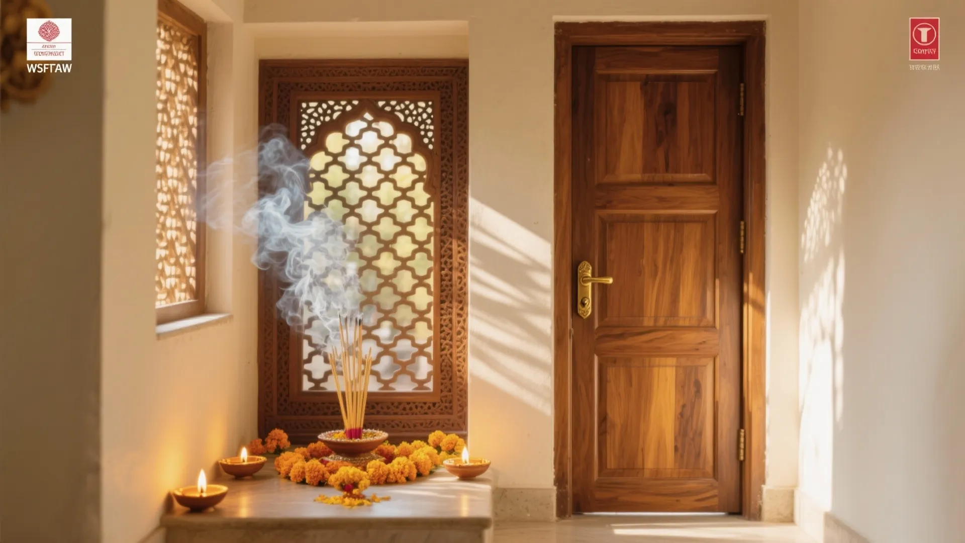 Warm Jaali Wood Single Door (Airy, Private, Timeless)