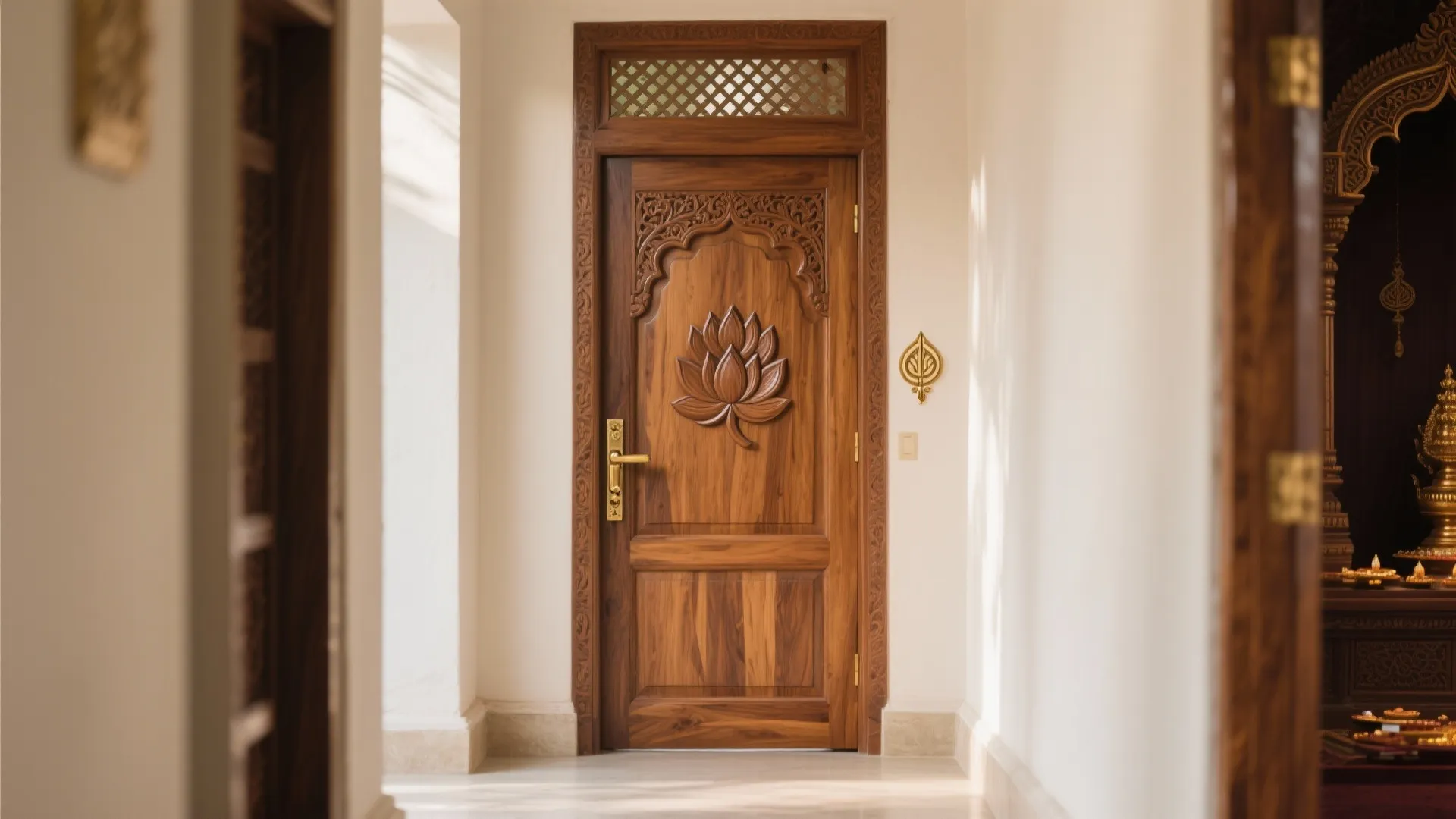 Traditional Teak Carved Doors