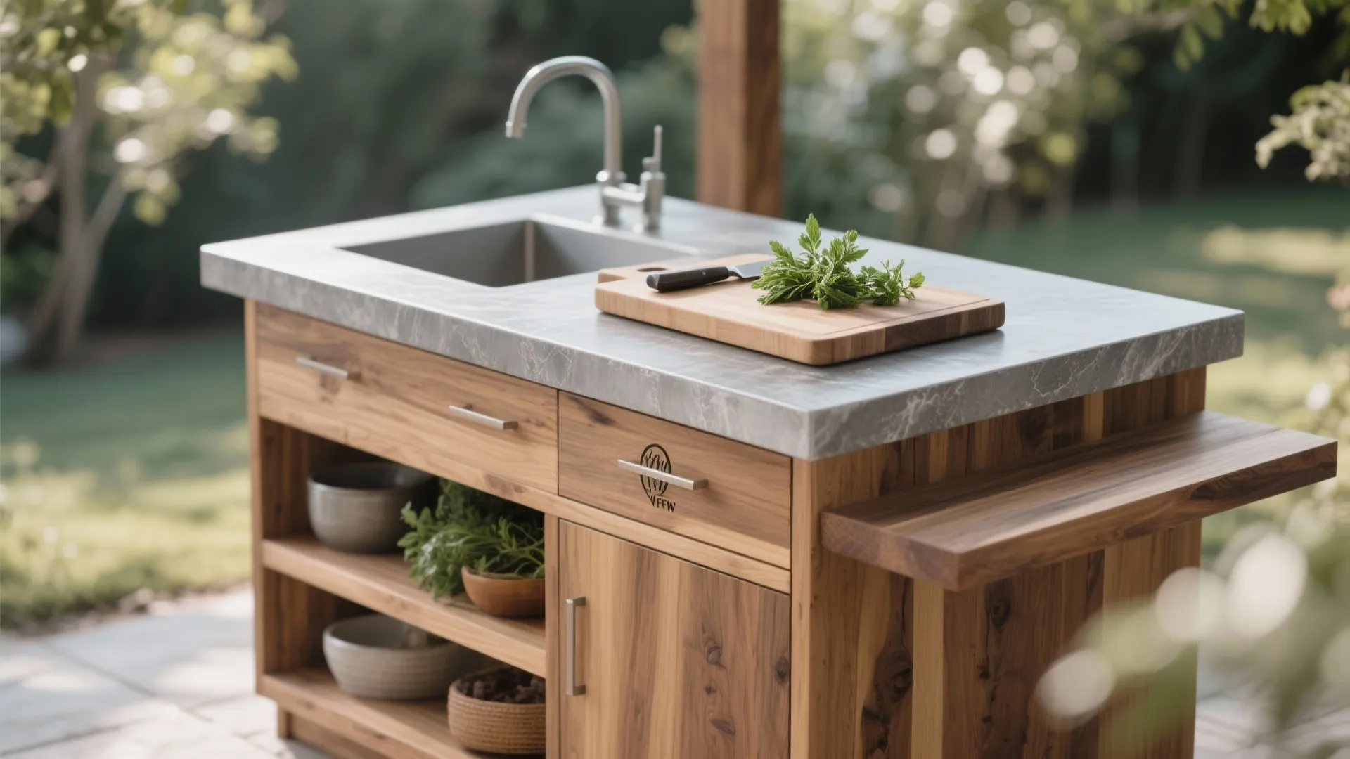 4. Teak Prep Station