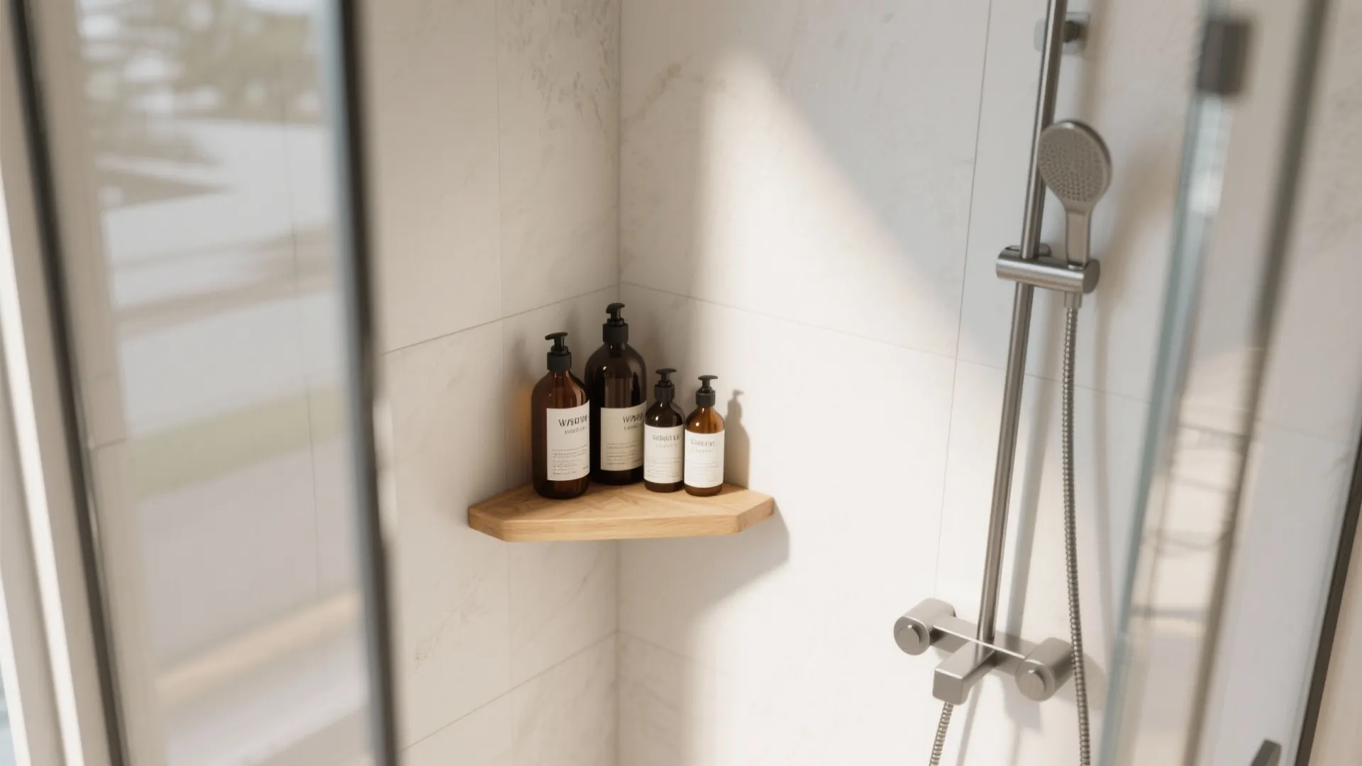 10. Shower Niche Floating Detail