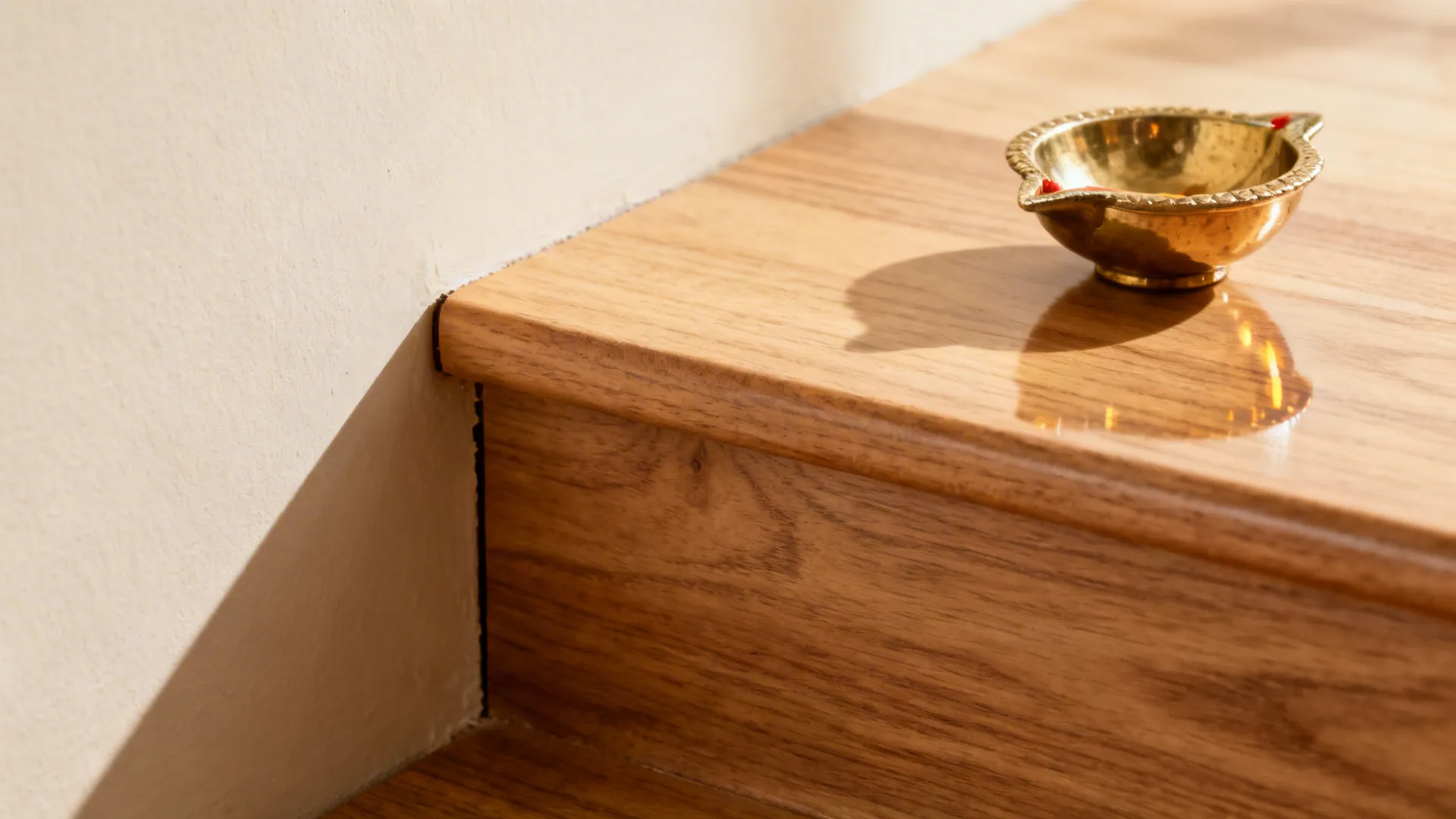 1) Minimal timber steps with northeast focus