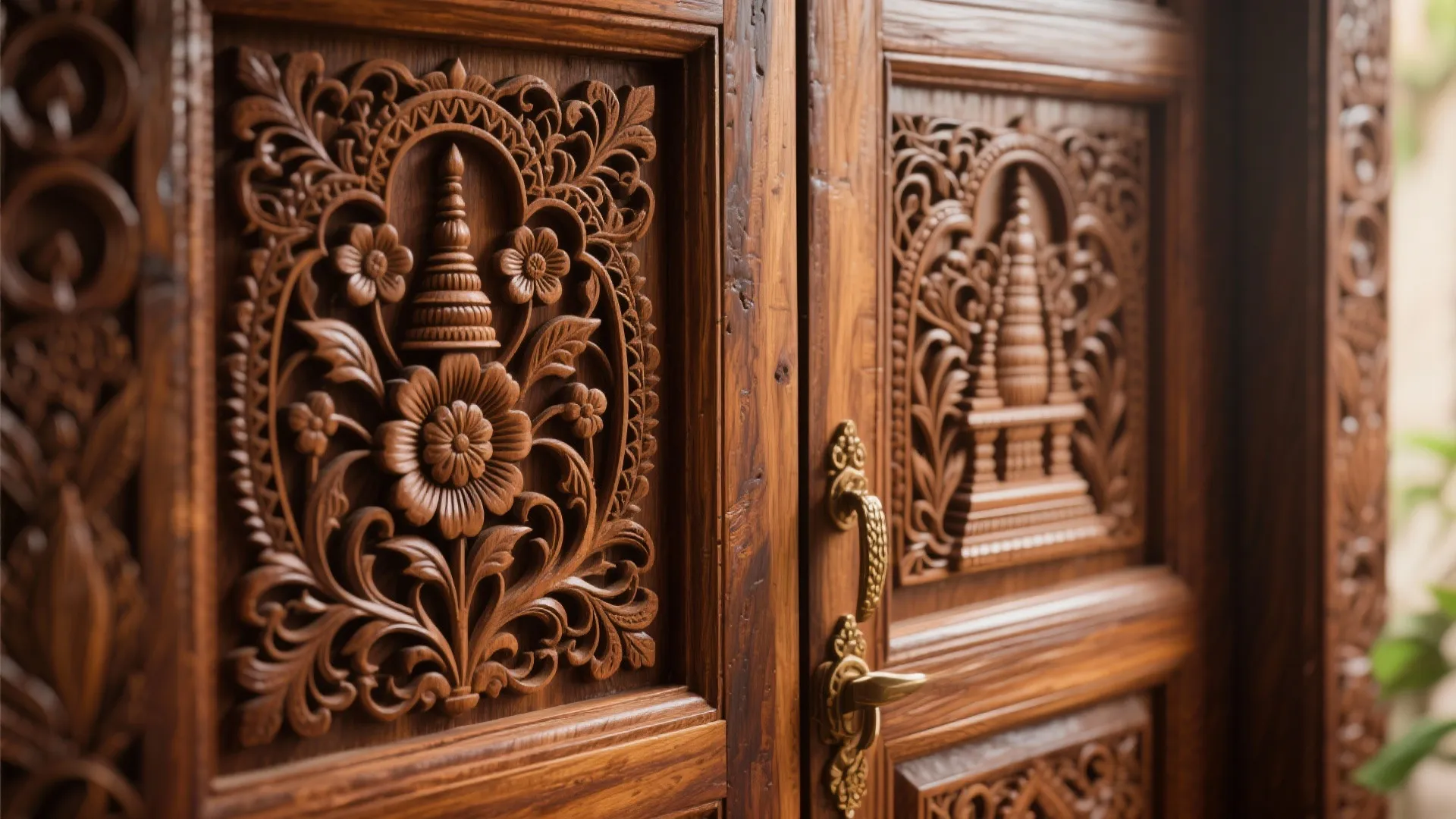 Intricate Wooden Carvings