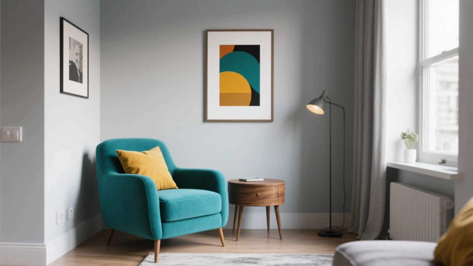 3. Add a pop of color with statement accents