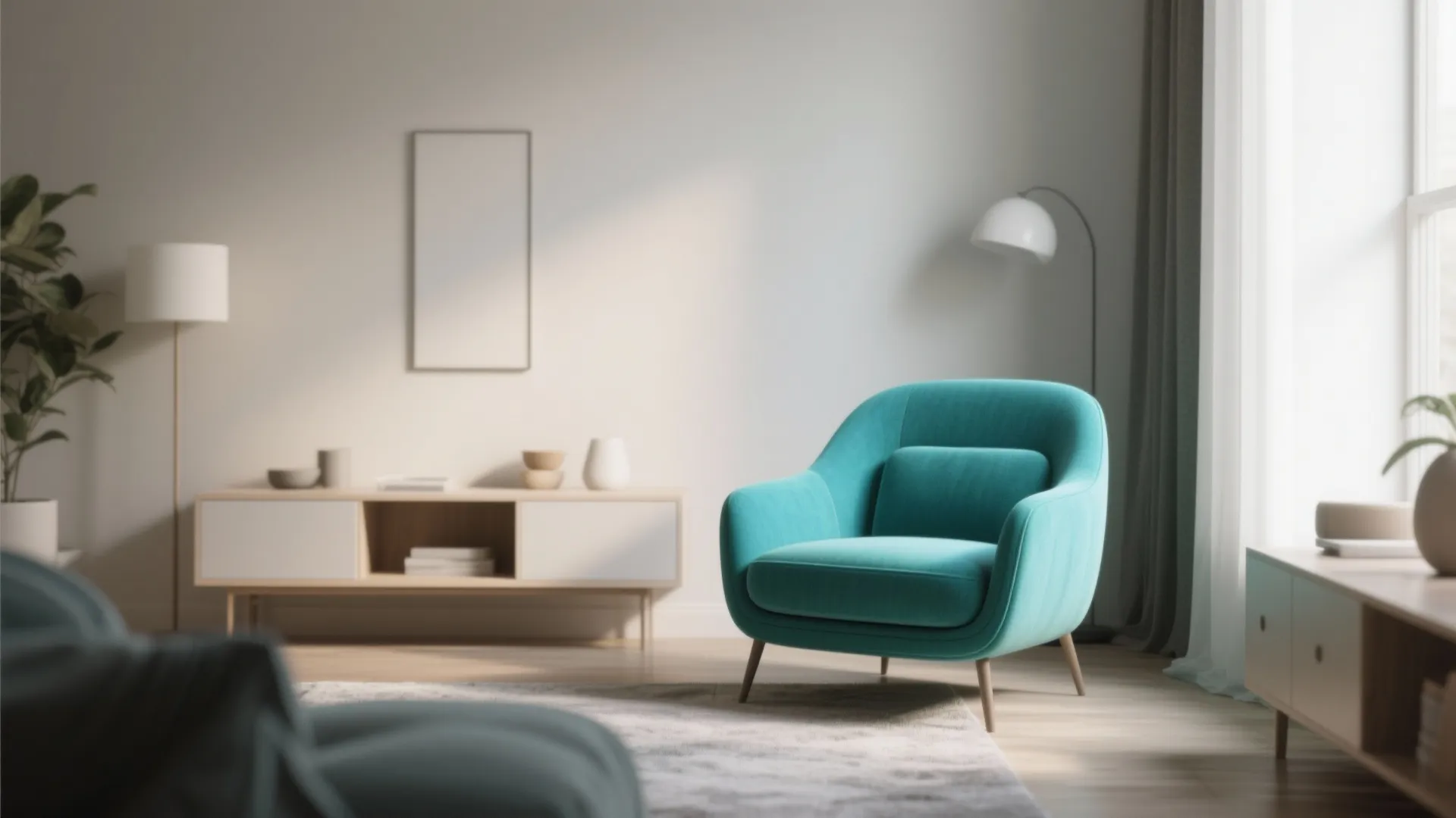 2. Pop of color accents