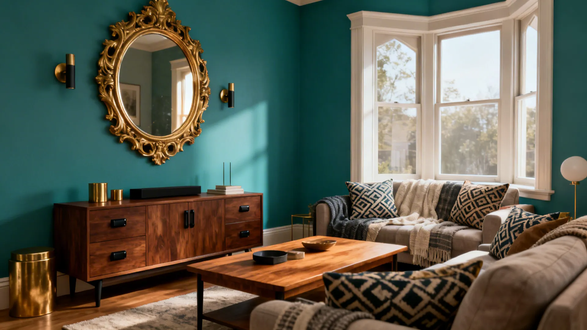 5 Teal Decorating Ideas for Living Rooms