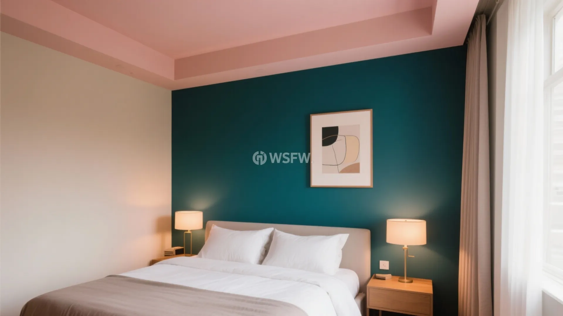 Strategic Accent Walls and Ceilings