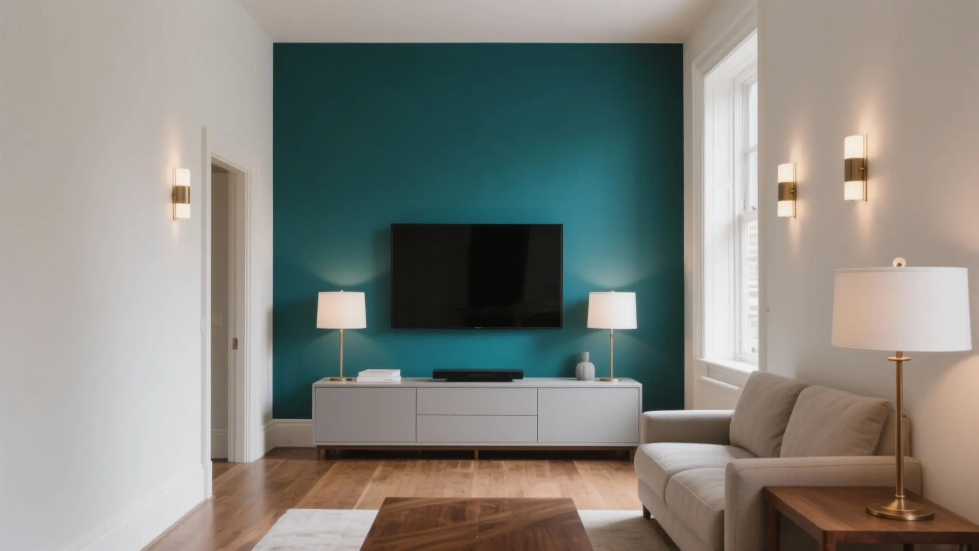 Deep Accent Walls that Anchor, Not Overwhelm