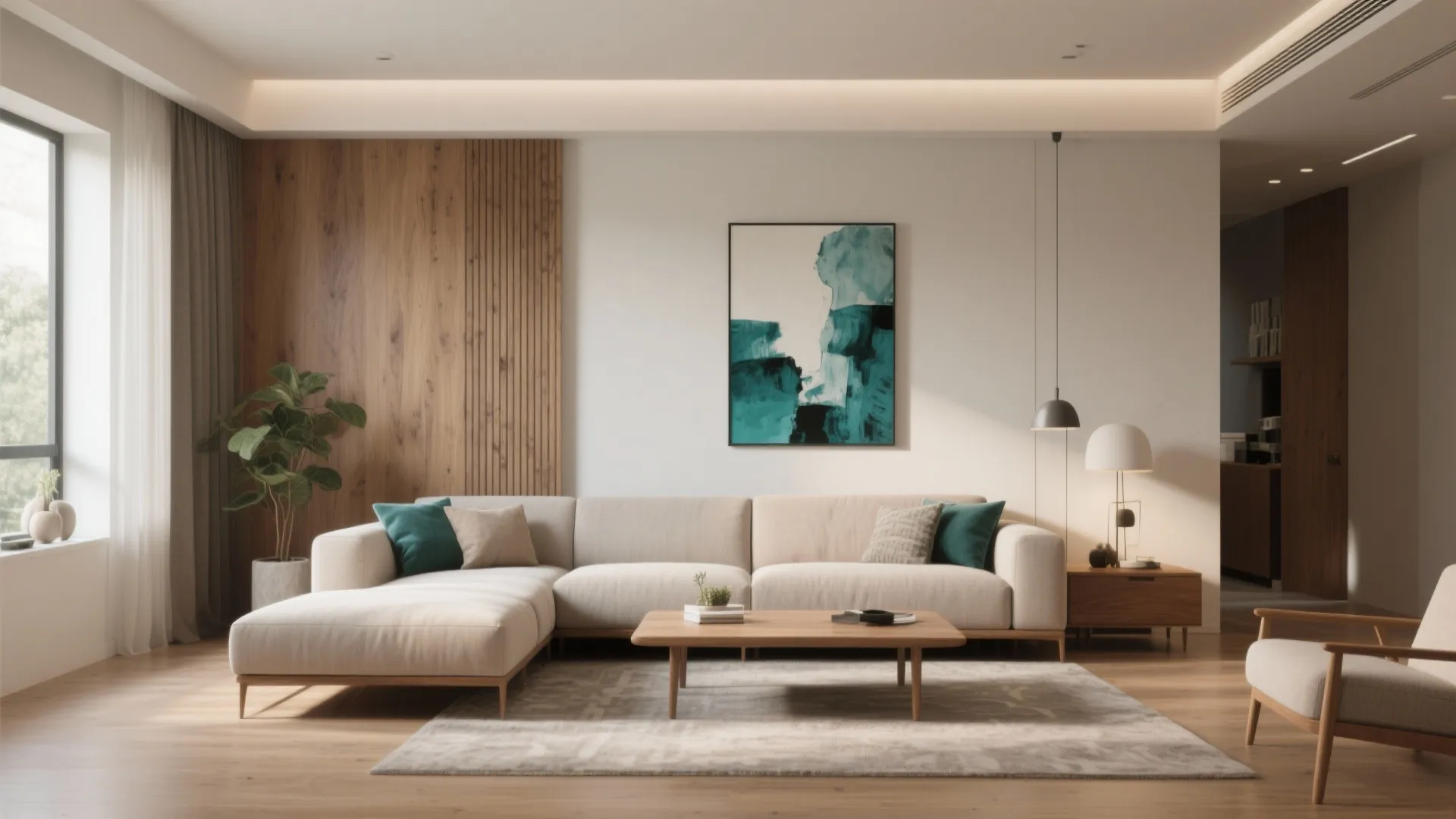 Artwork Featuring Teal Accents