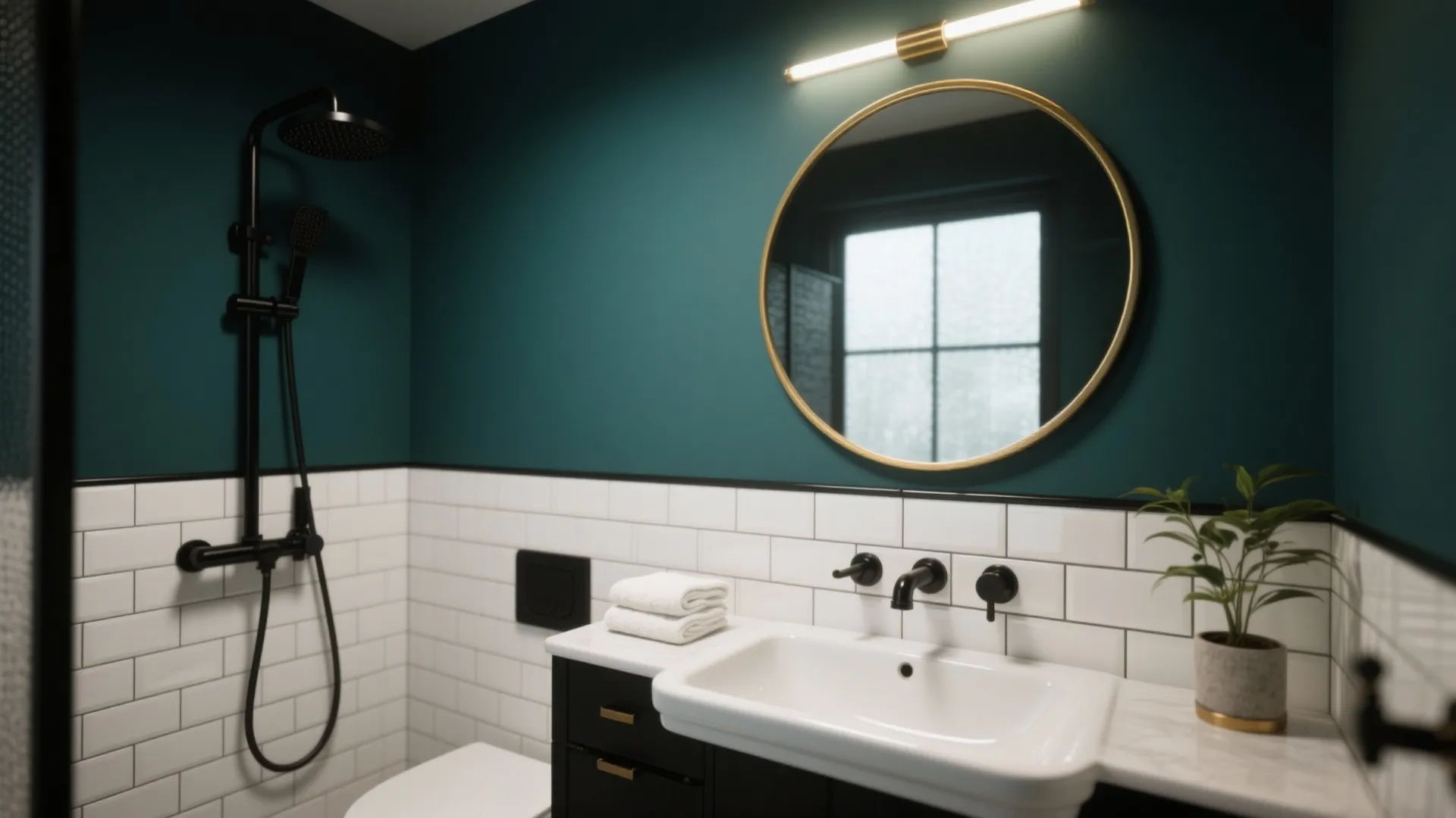 3. Use in Small Bathrooms for a Luxe Feel