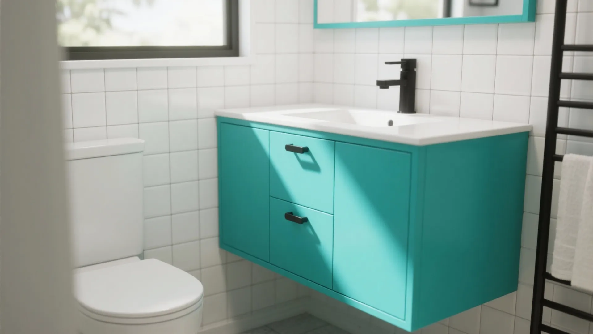 1. Go Bold with the Vanity