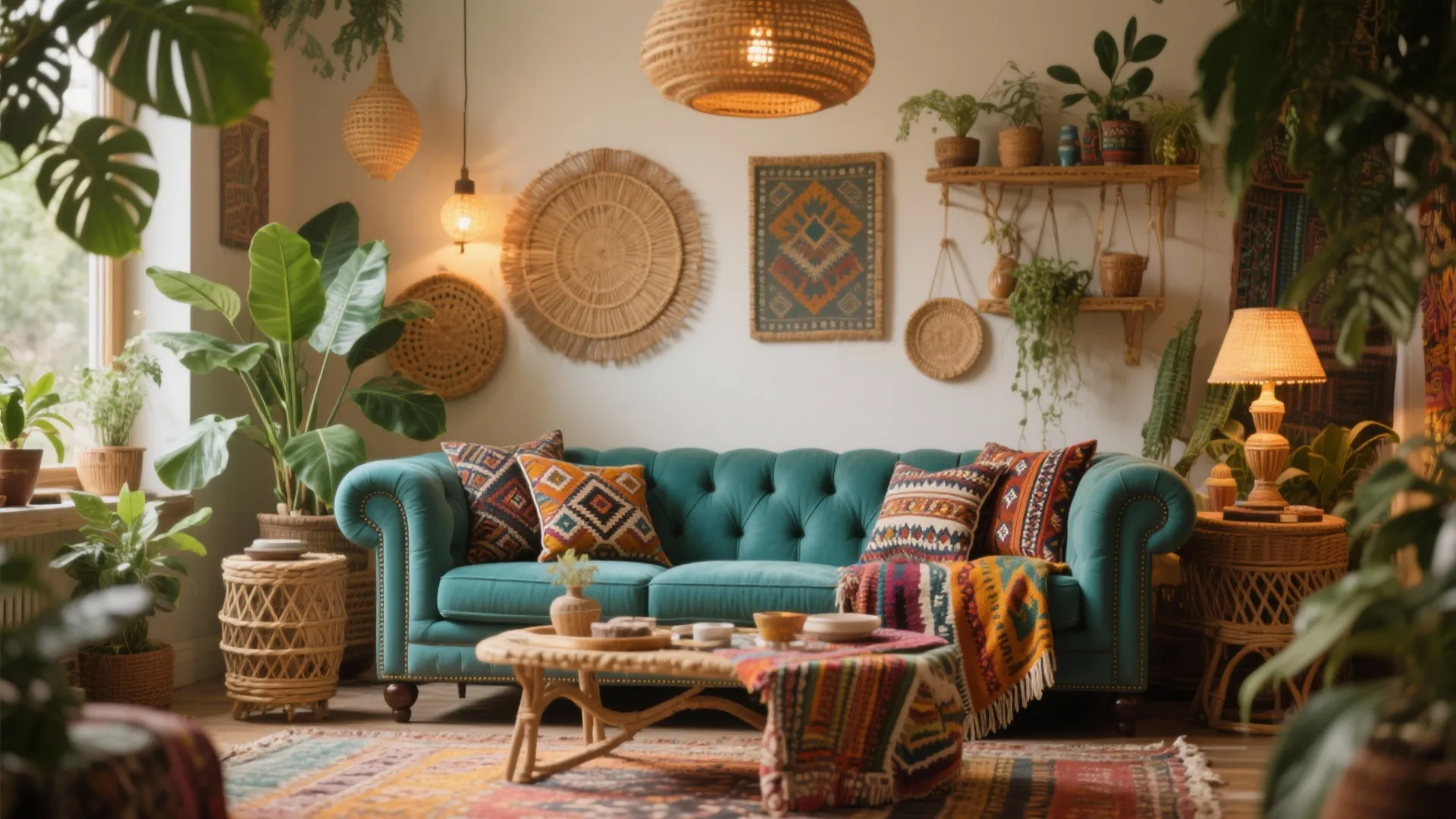 10. Teal in a Bohemian Mix