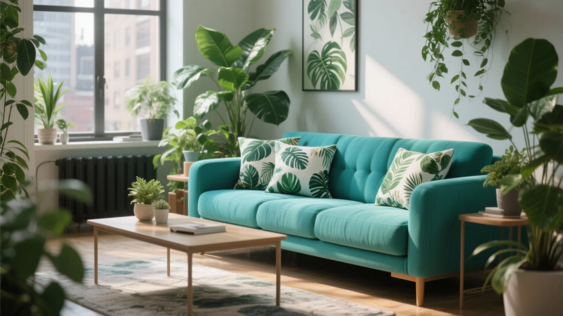 7. Botanical Prints and Teal