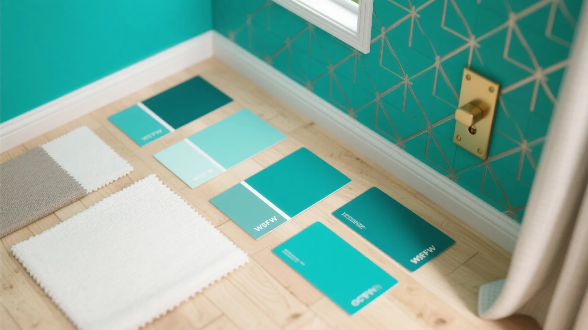 Color-Drench + Coordinated Wallpaper