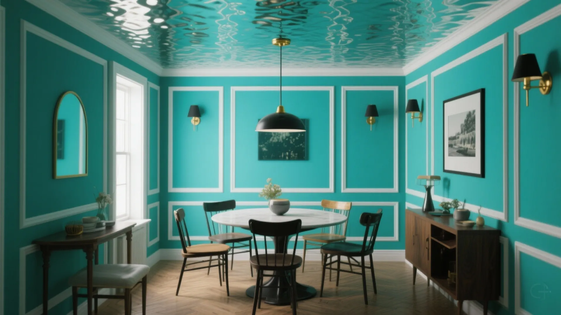 Teal & Green-Blue: Warmth with Edge