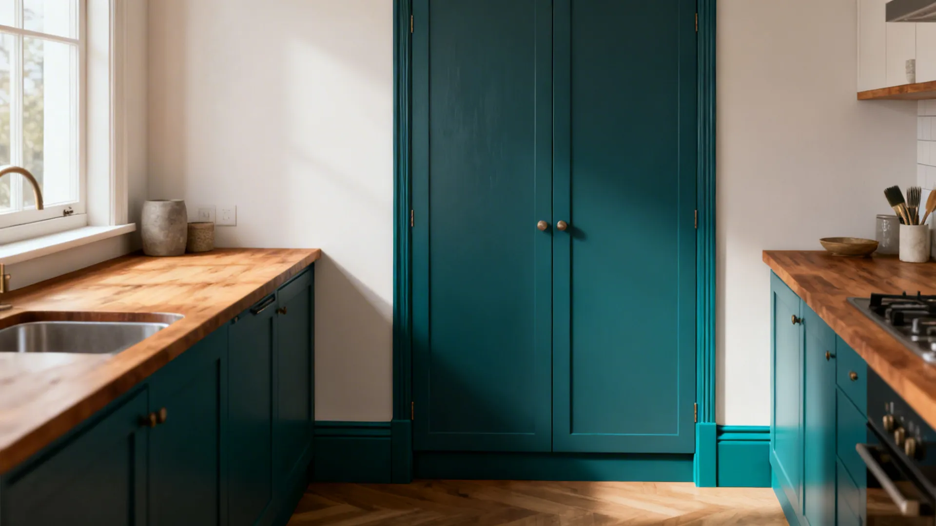 2. Paint creative trims or doors for big impact