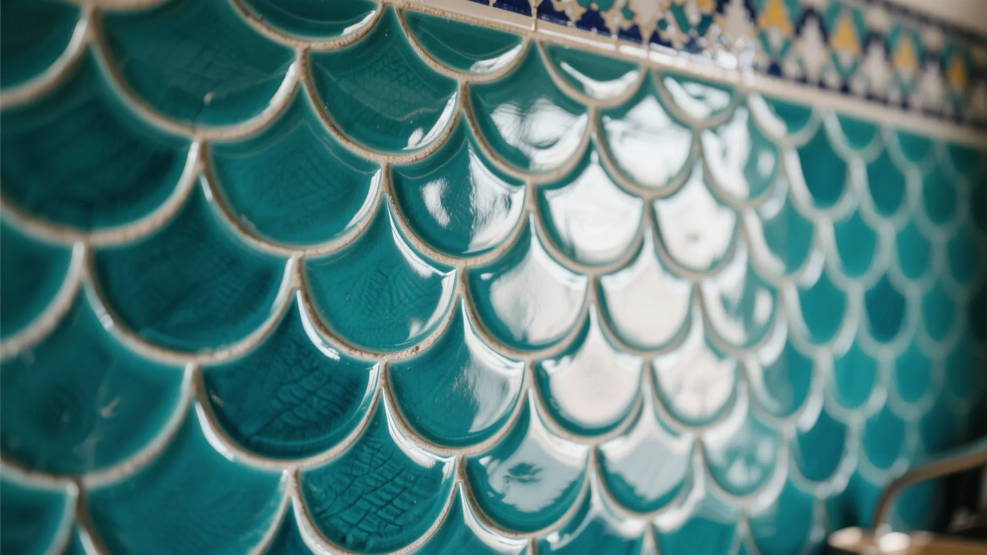 2. Moroccan Fish Scale Tiles