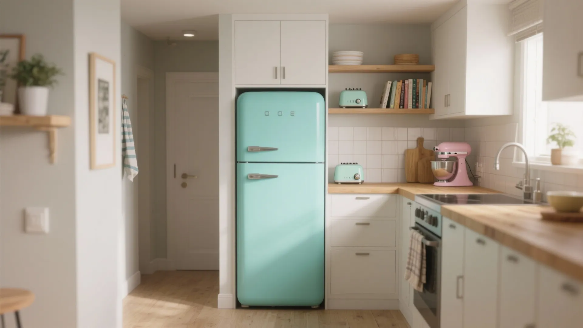 5 Colorful Kitchen Appliance Ideas: Brighten small kitchens with playful appliance choices and smart layouts