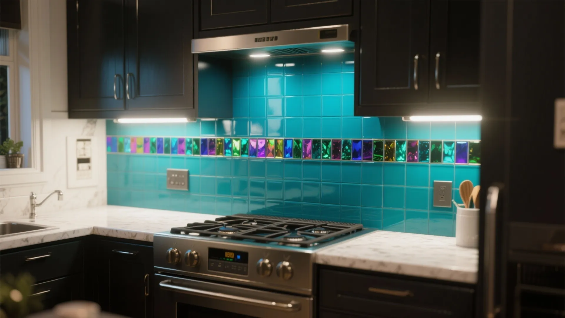 5. Color Pop Glass Tile