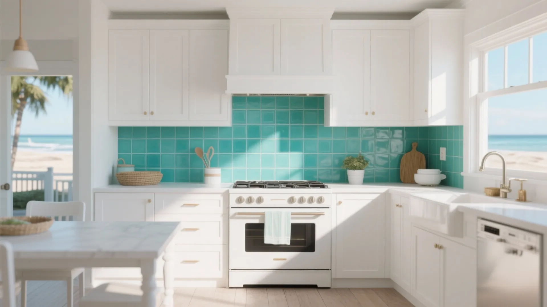 5. Bold Color Glazed Tiles