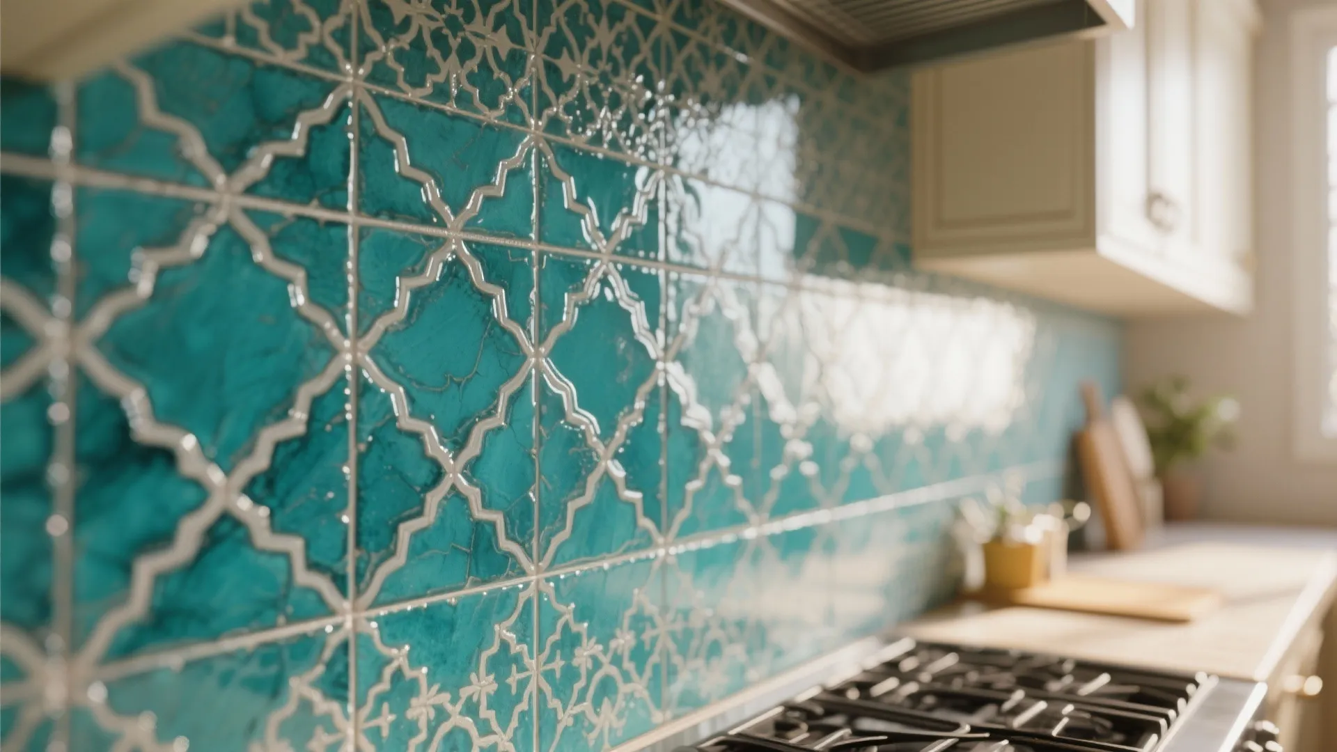 7. Backsplash with Personality