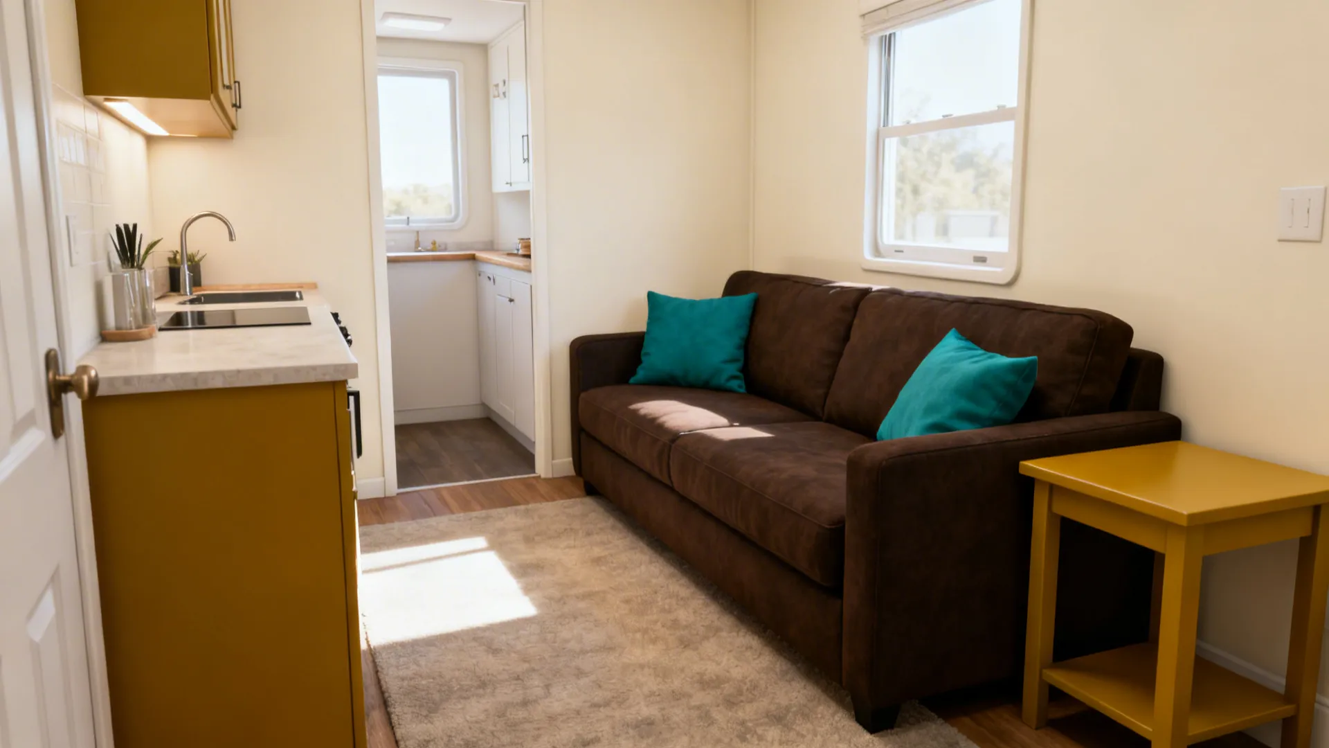 2. Add a pop of saturated color