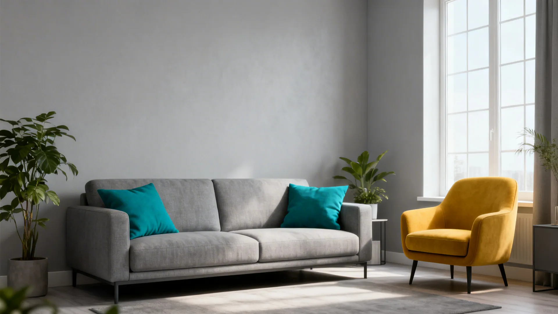 2. Add a pop of saturated color