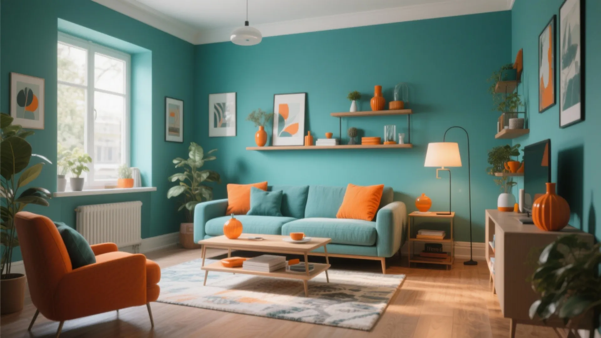 10 Teal and Orange Living Room Ideas: Creative Ways to Style a Teal and Orange Living Room with Warmth and Personality