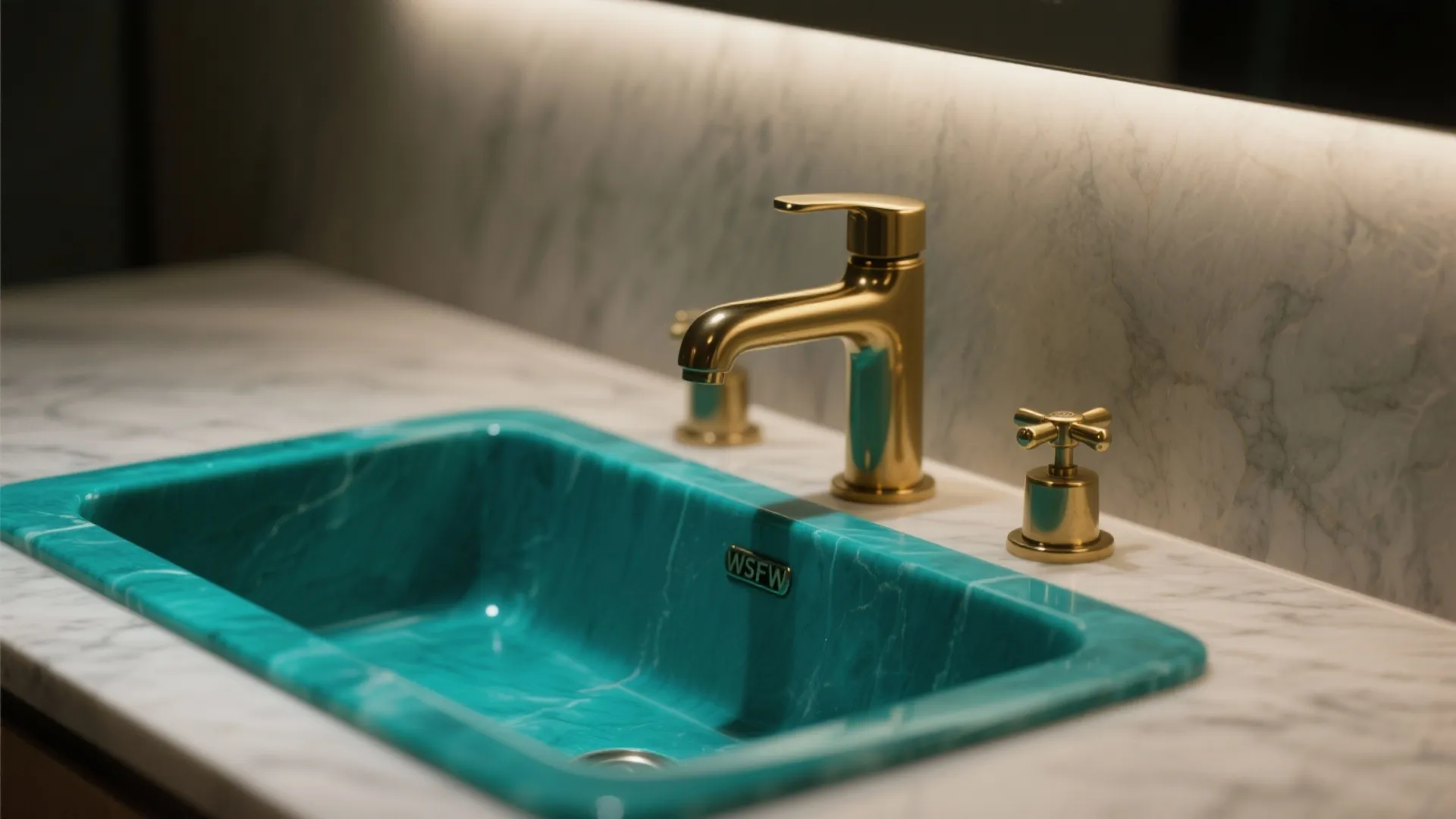 Tip 5: Bold Fixtures in Unexpected Colors