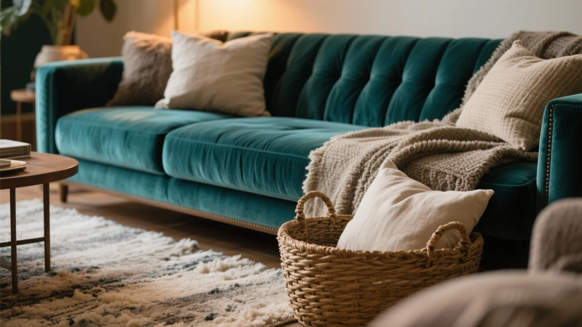 5. Layered Textures Around Teal