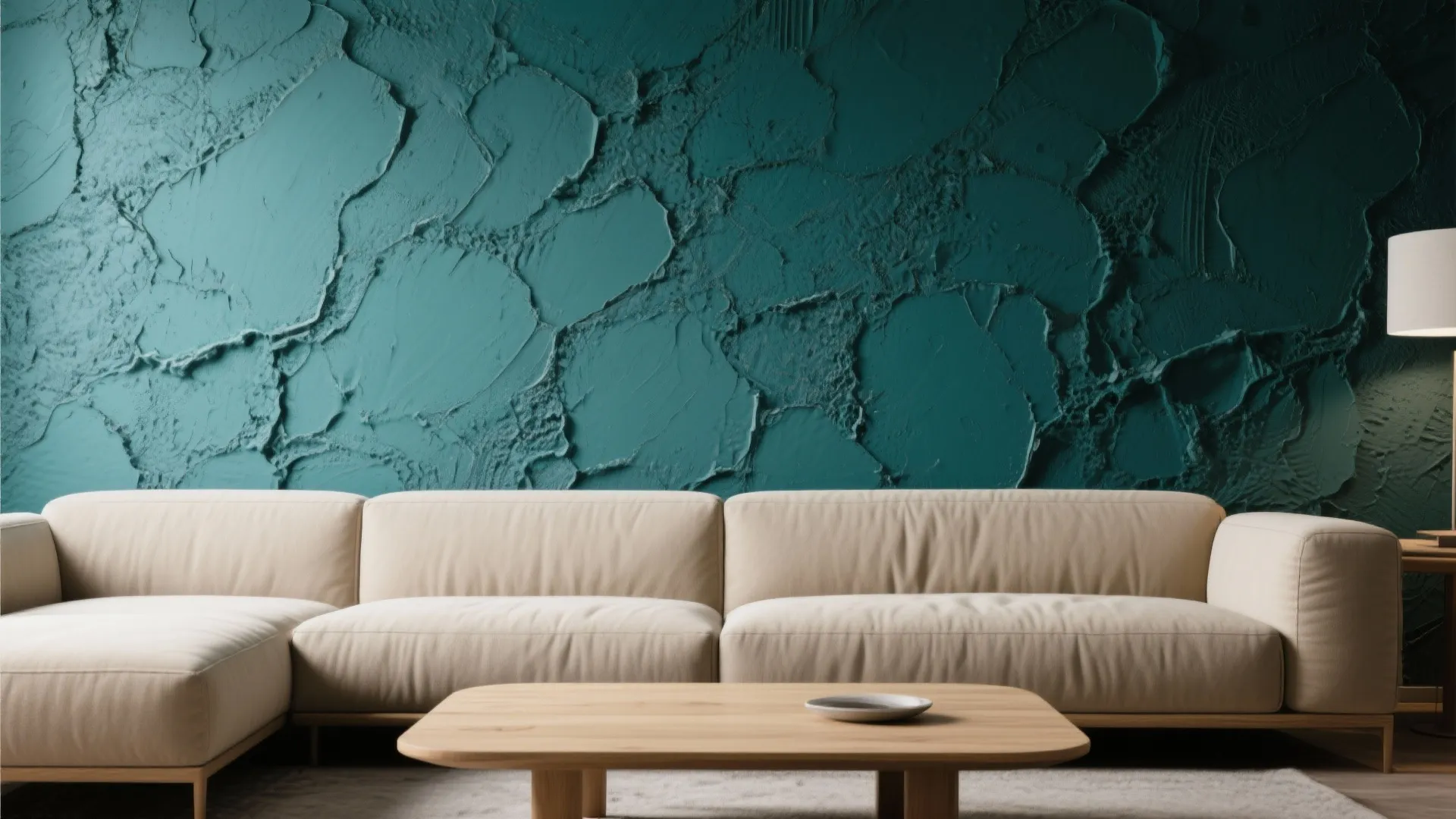 Bold Accent Wall with Textured Paint