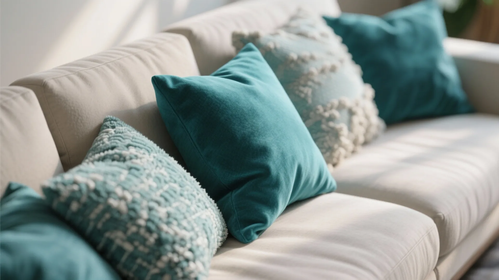 Teal Throw Pillows as a Starter Step