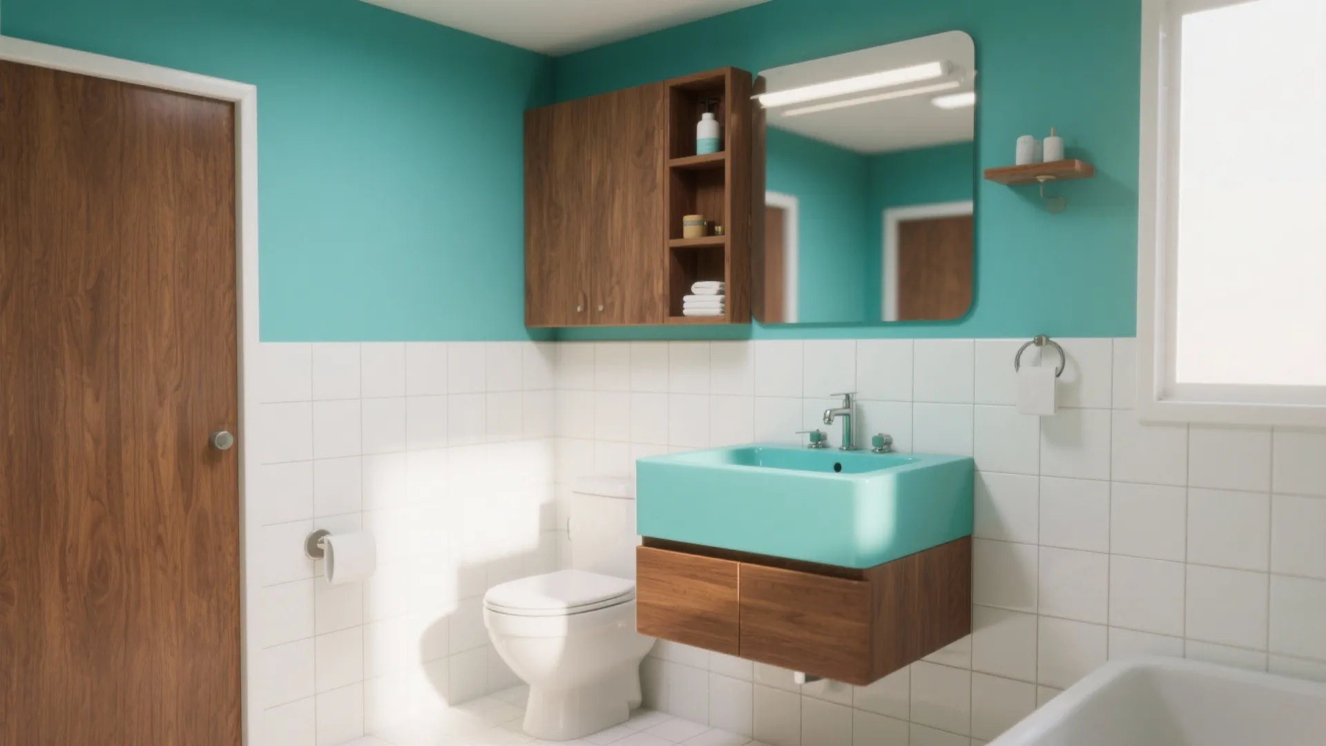 8. Contrasting Color Blocks