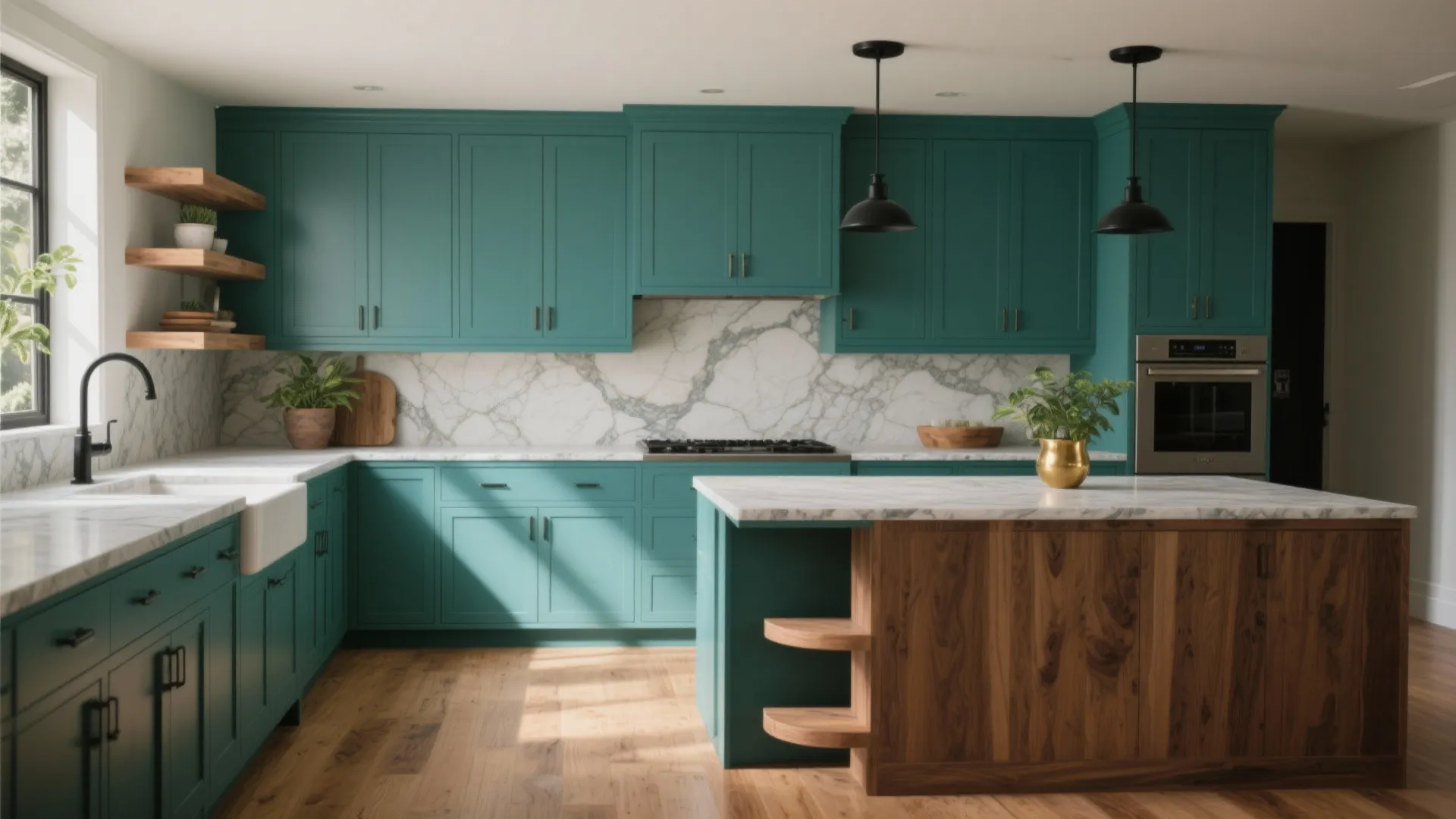 3. Teal and Green-Blue Hues for Warmth