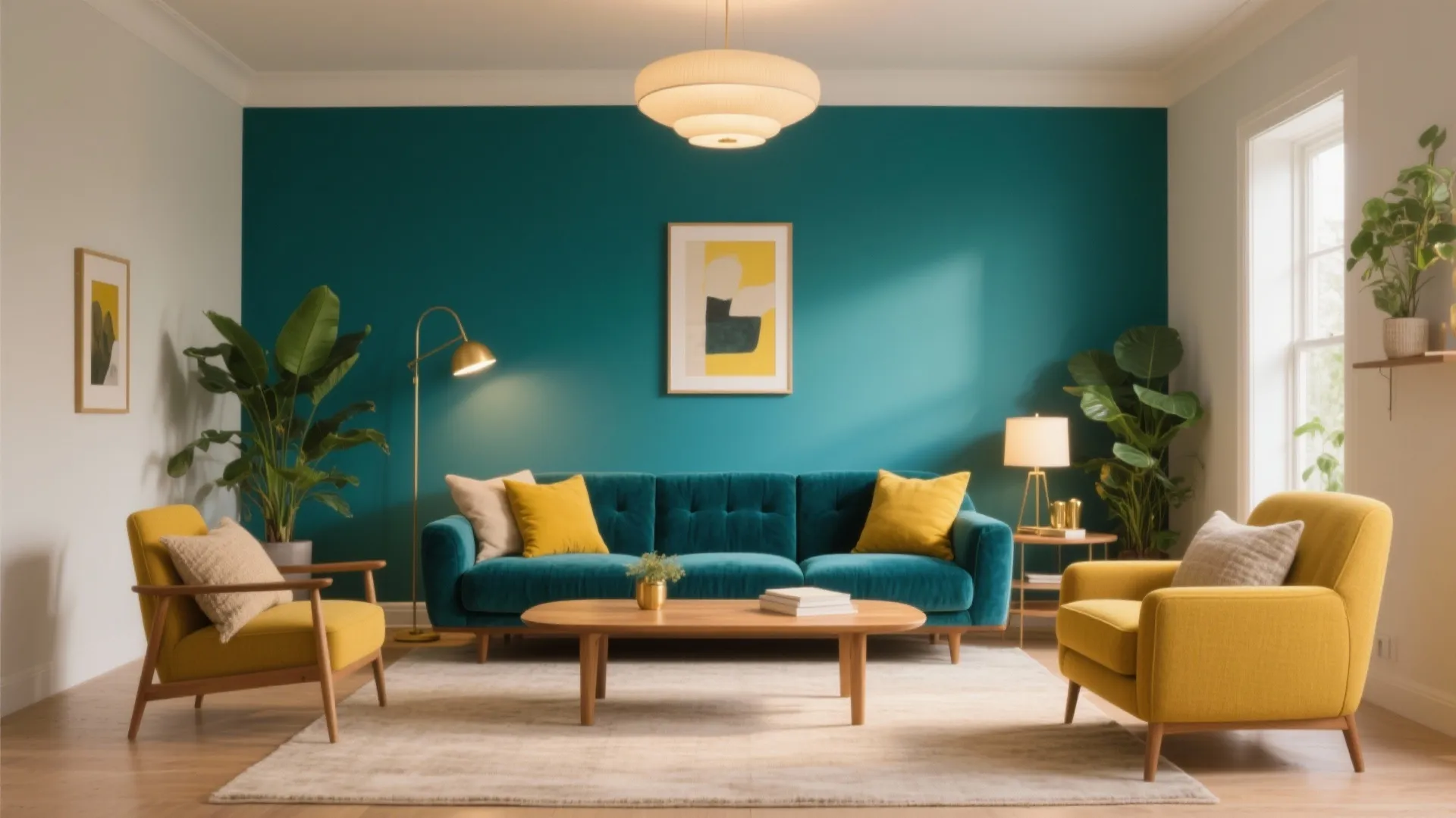 Teal and Yellow Living Room Ideas: Create a Vibrant Space