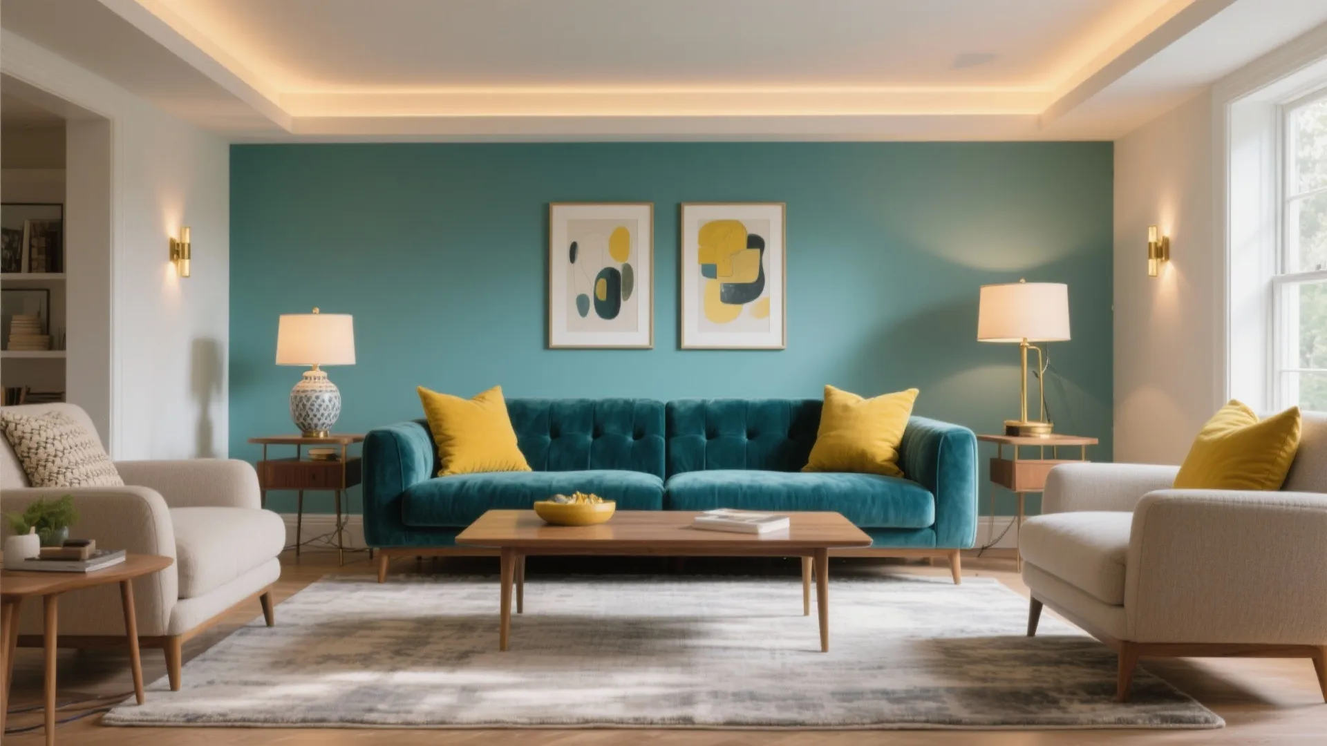 Teal and Yellow Living Room Ideas: Creative Ways to Incorporate Teal and Yellow into Your Living Space