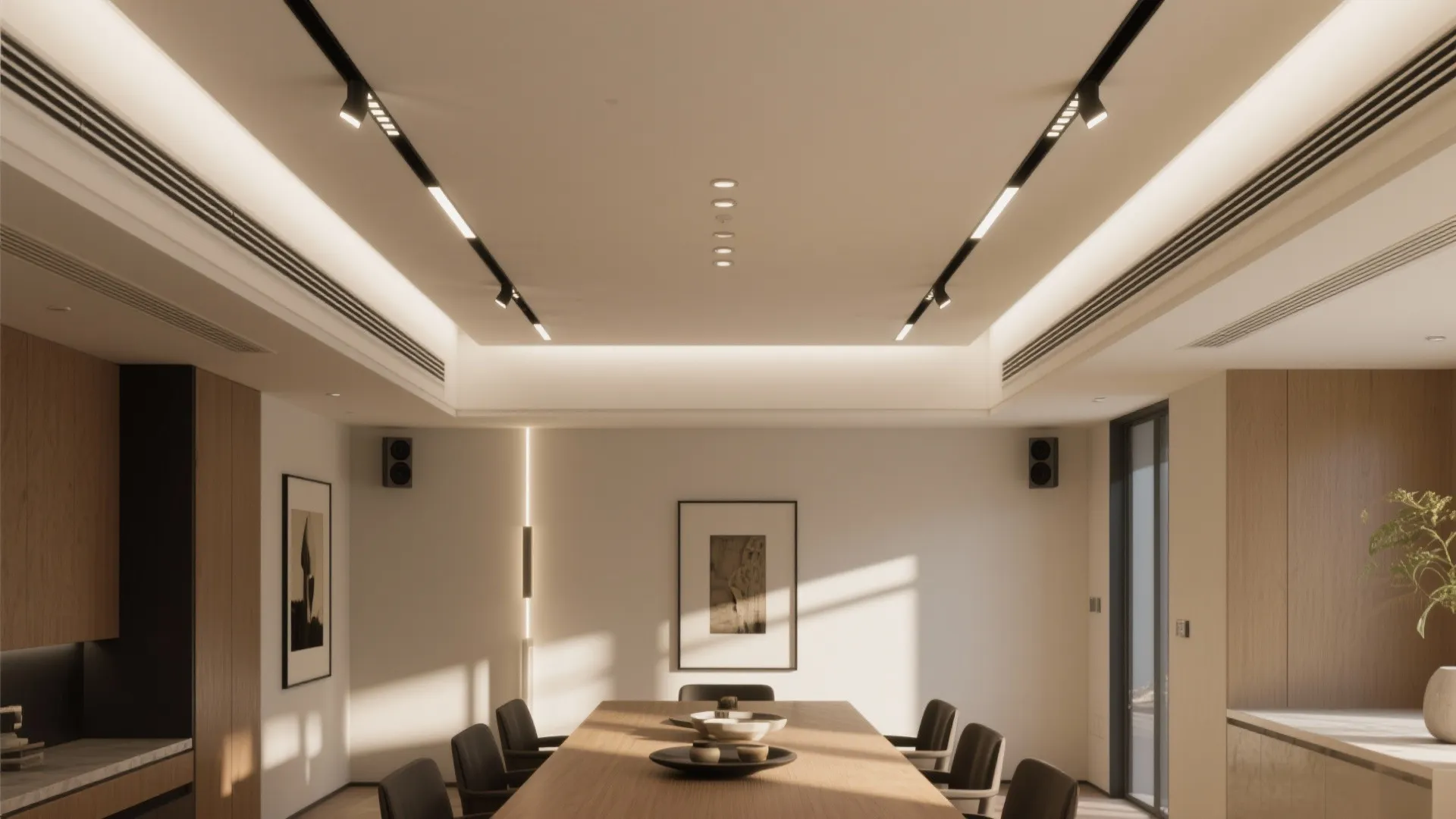 Hidden Tech: Tracks, Speakers, and Linear Diffusers