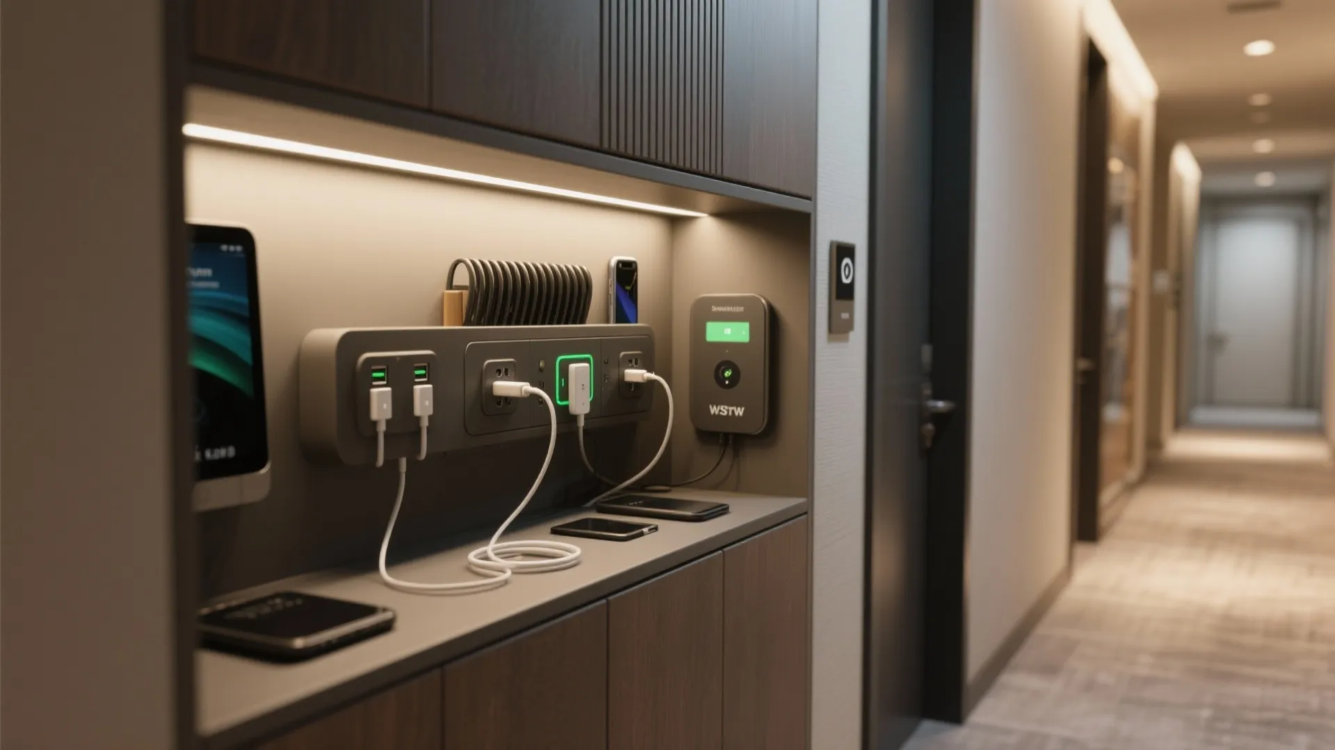 9. Hidden Tech Charging Bay