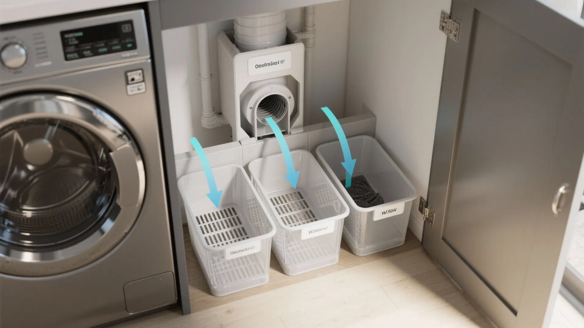 5. Tech-friendly chute with venting and sorting