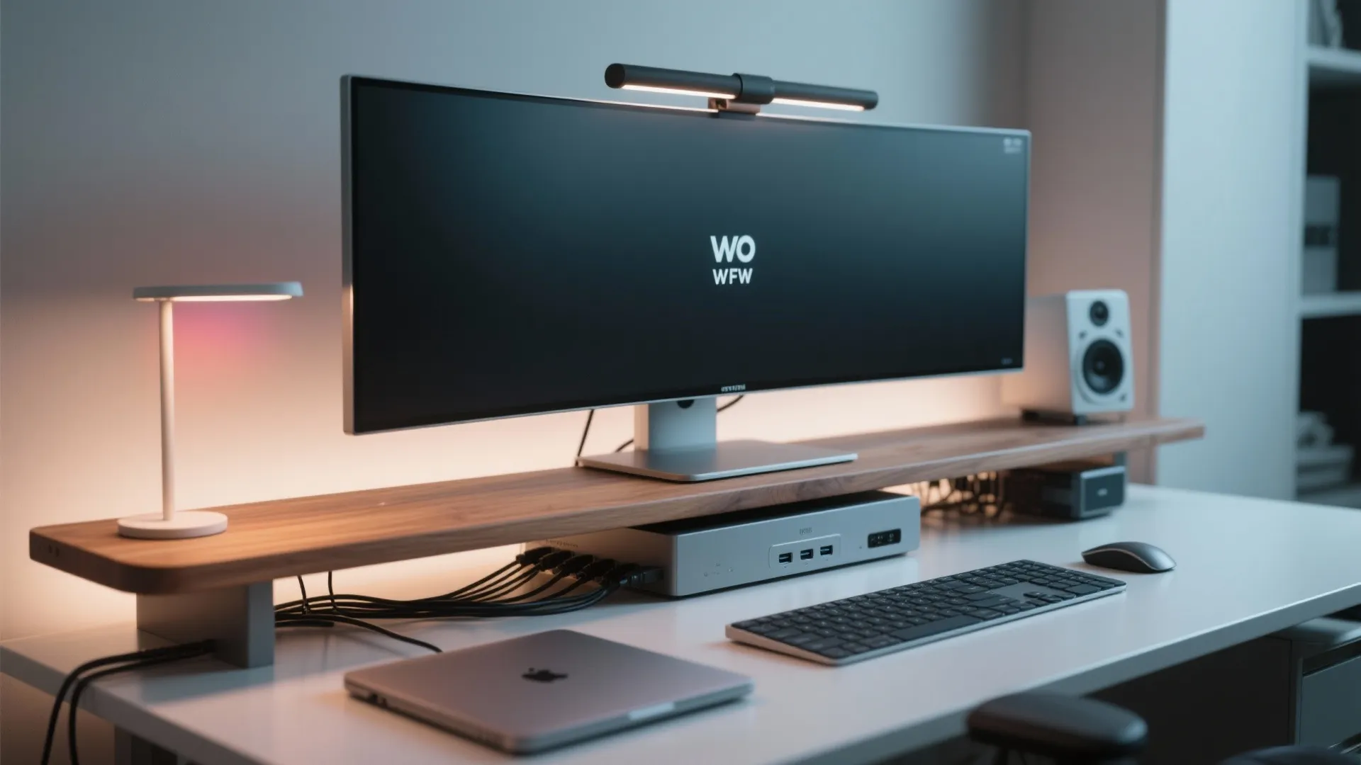 5. Tech-Forward Compact Setup