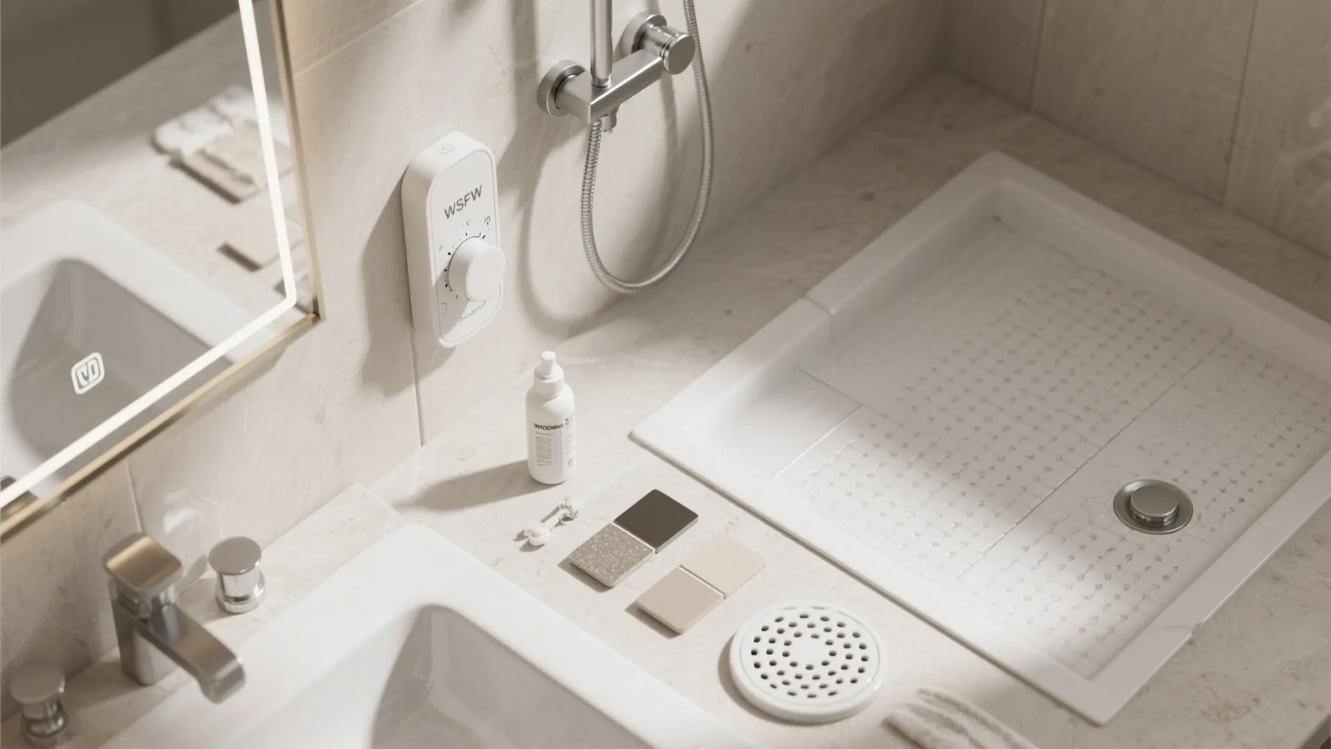 5. Add tech and easy-clean materials (that won’t break the bank)