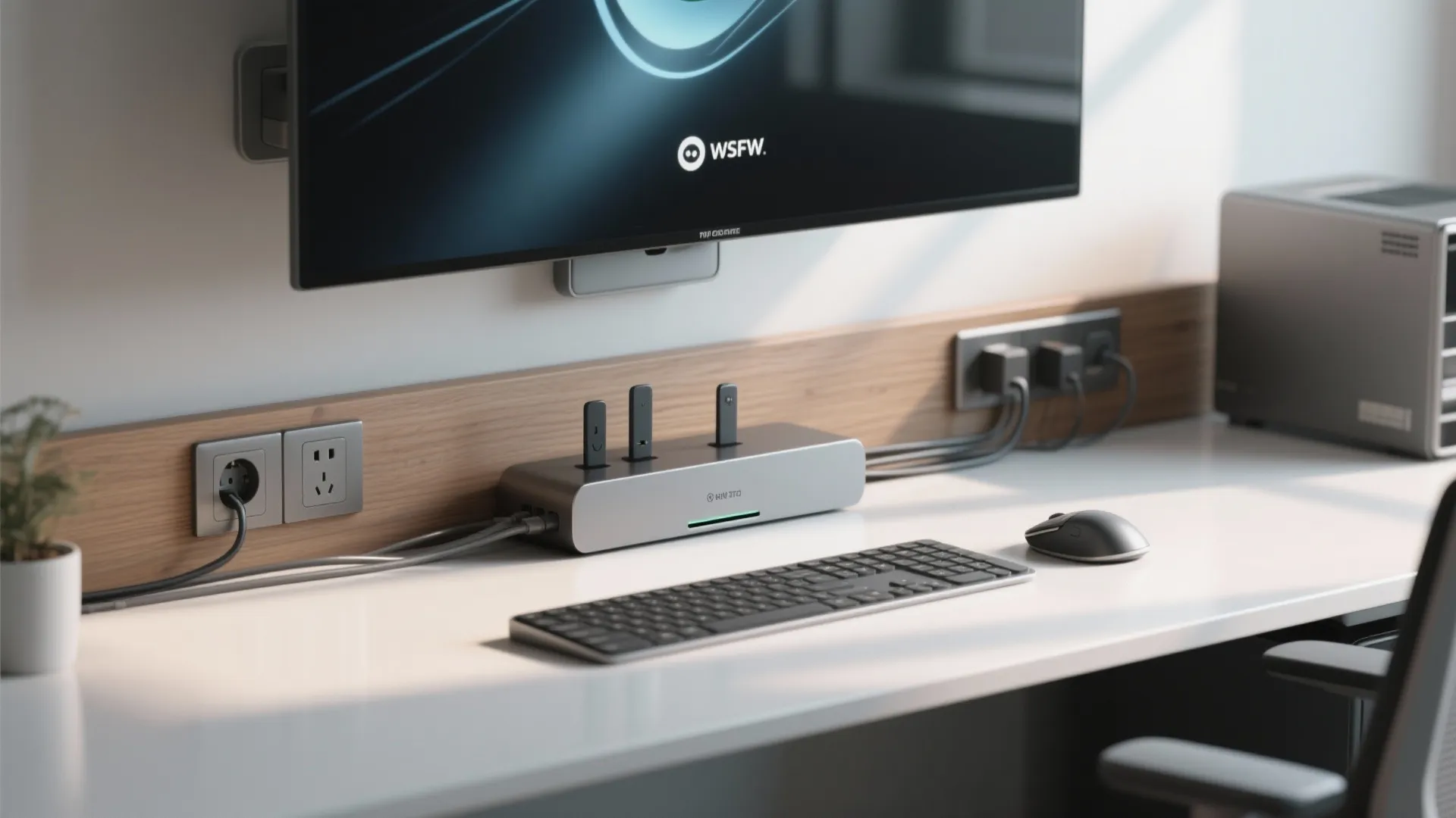 5. Tech-first setups: compact, clean, and scalable