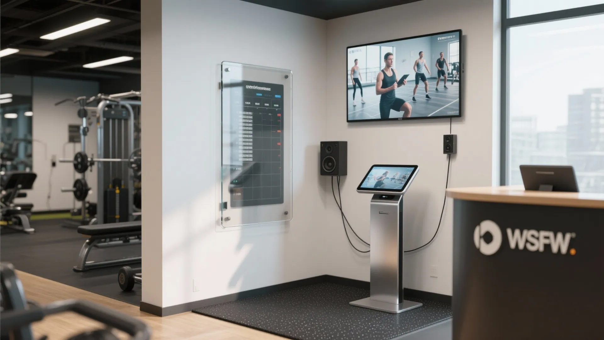 5. Tech-Forward Touches: Scheduling Kiosks and Virtual Trainers