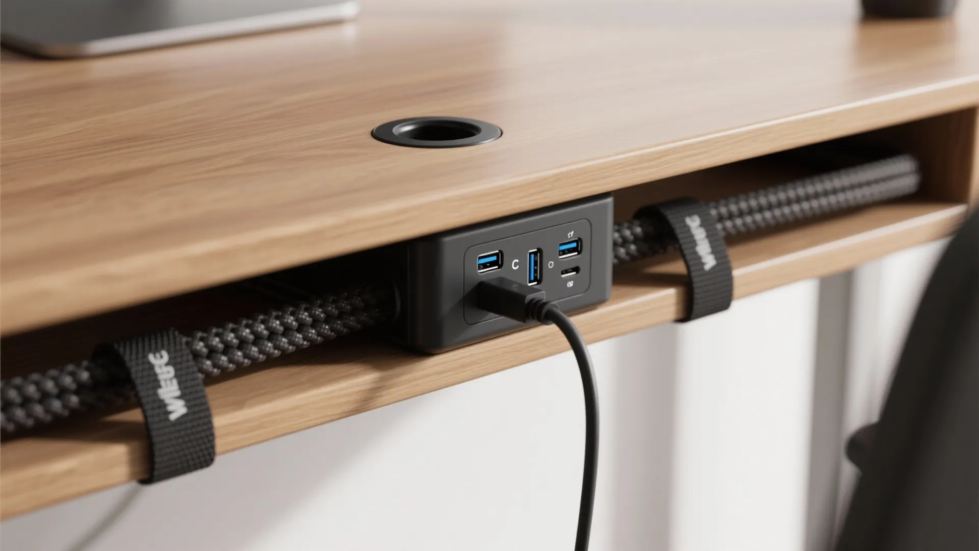 Tech-ready convenience that disappears into the room