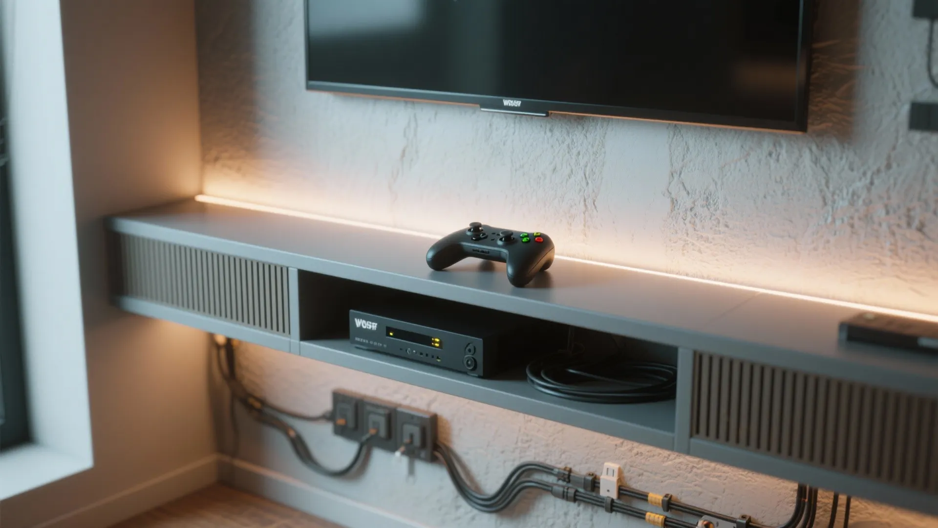 Tech Nook with Clever Cable Routing