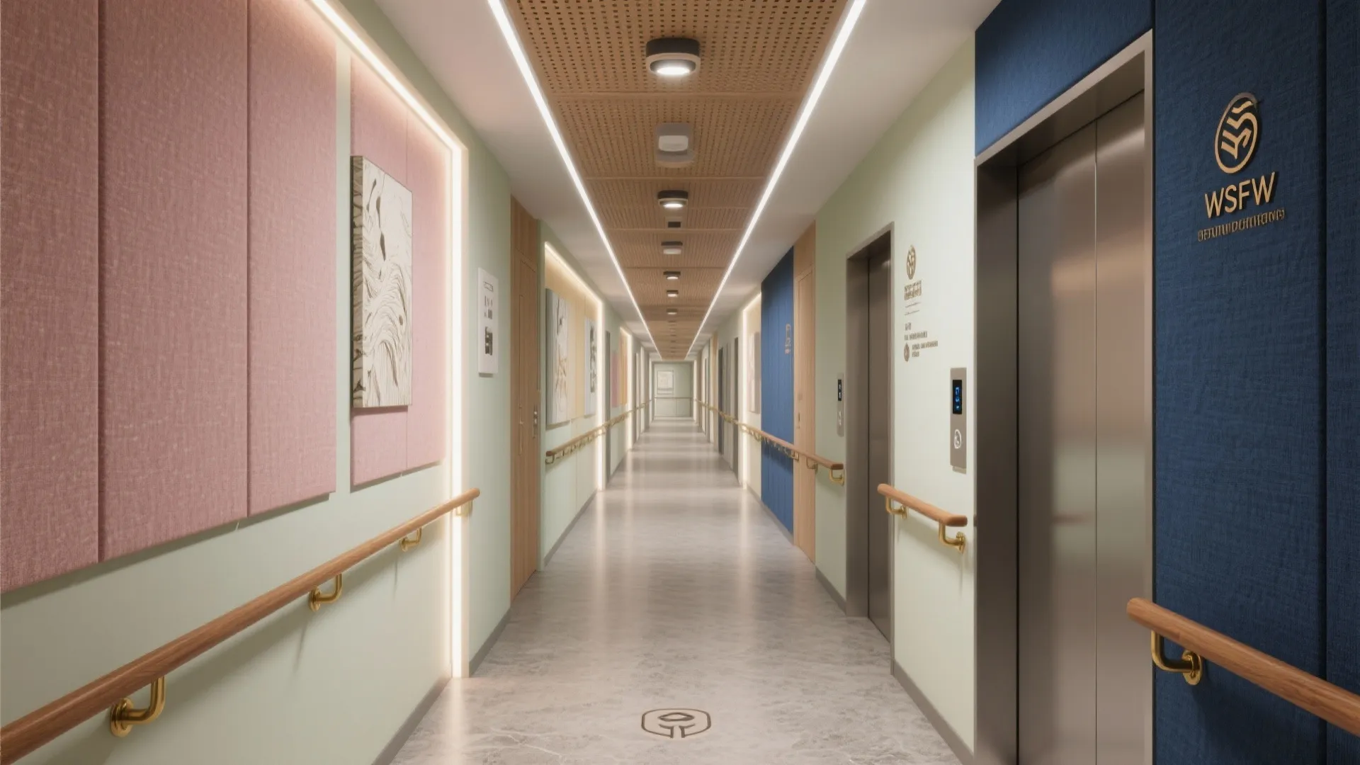 Discreet Technology, Clear Wayfinding, and Calm Acoustics