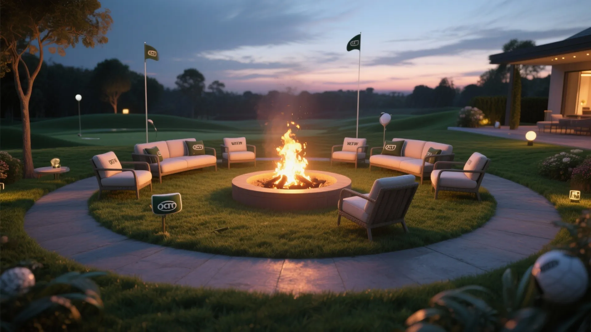 10. Tee-Off Fire Pit Area